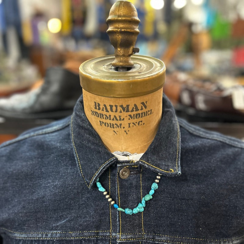 Navajo Turquoise NeckLace by T.Bellone