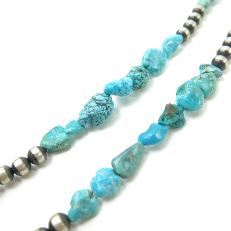 Navajo Turquoise NeckLace by T.Bellone