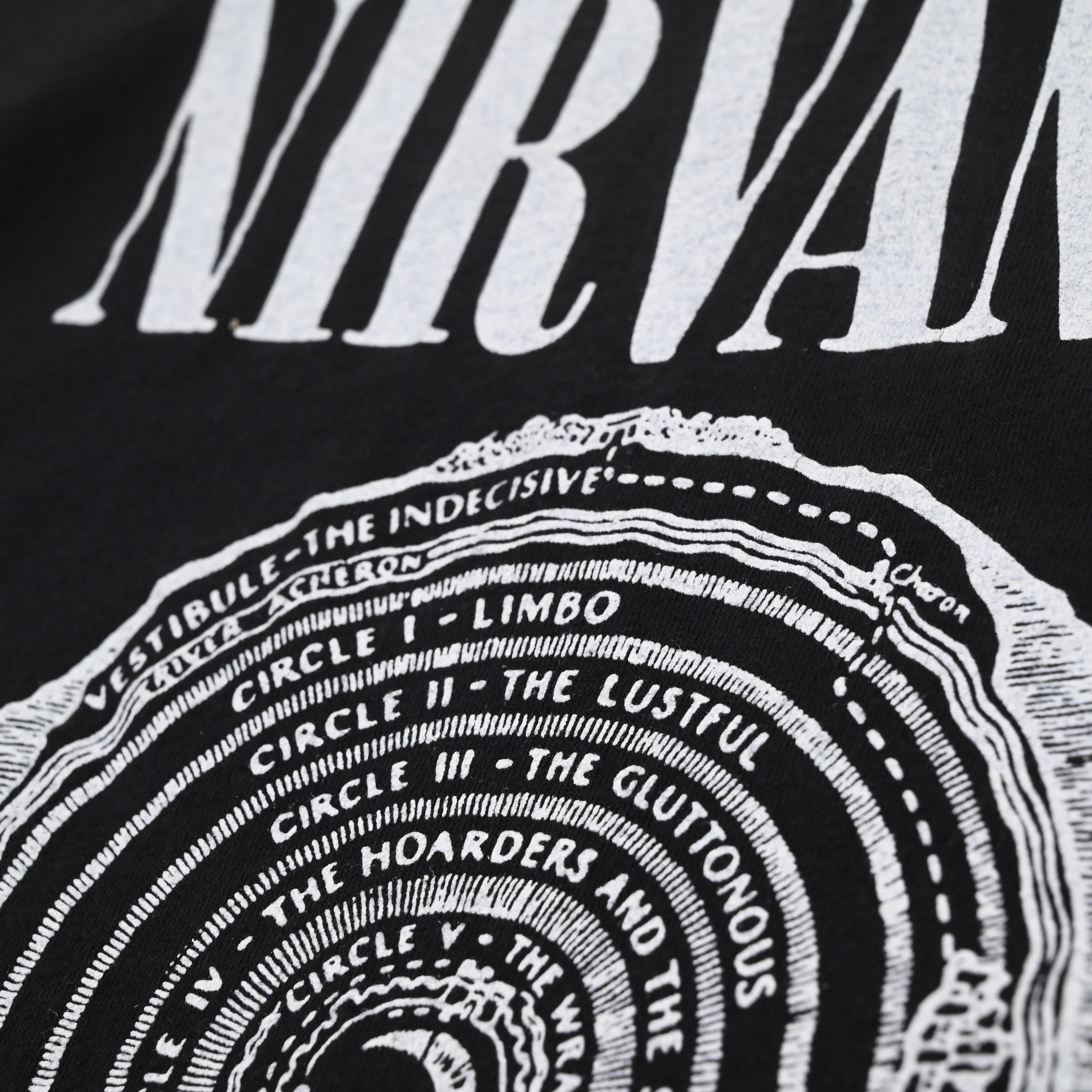 '90~’91 NIRVANA ”VESTIBULE” T-SHIRT SIZE XL