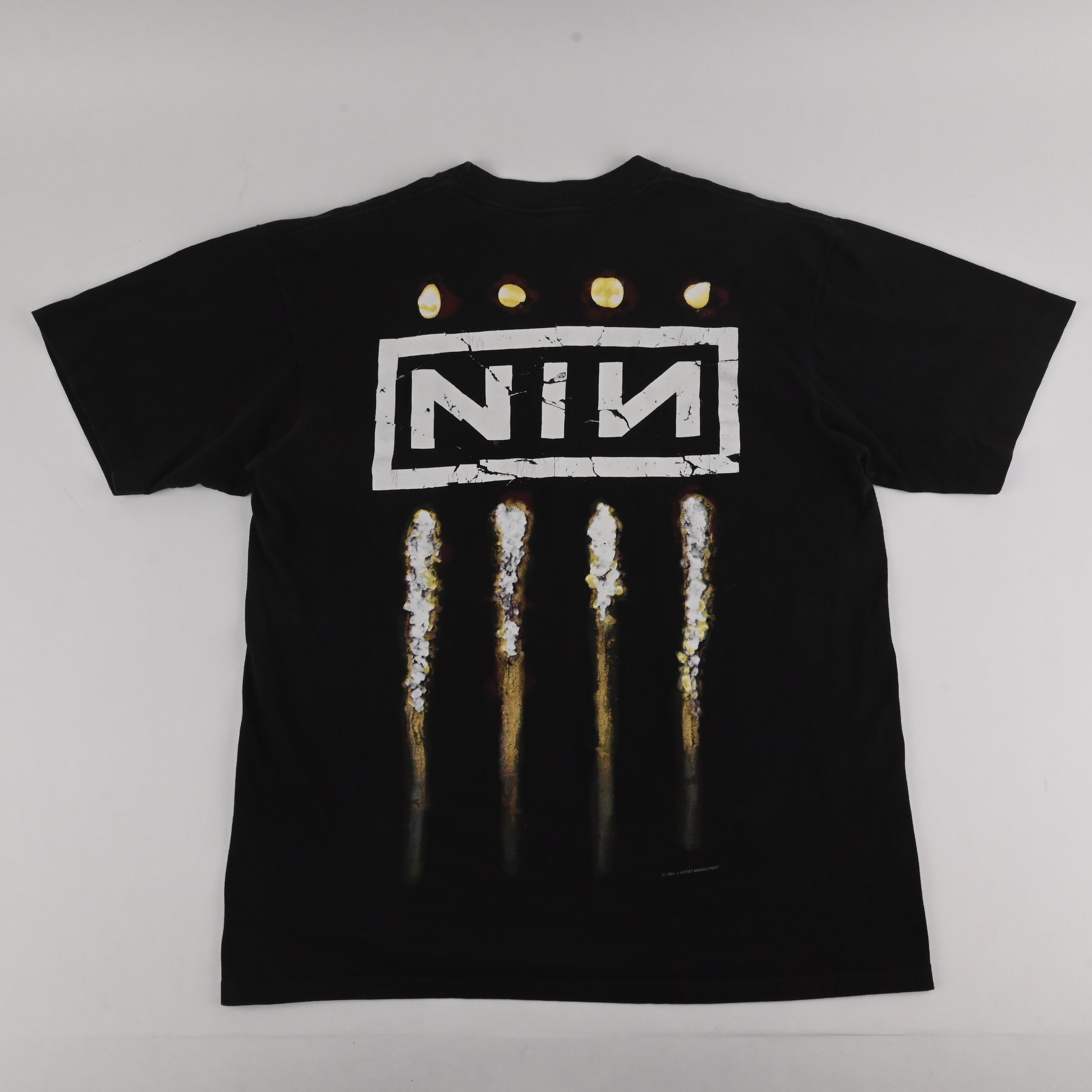 94© NINE INCH NAILS "THE DOWNWARD SPIRAL” T-SHIRT SIZE XL