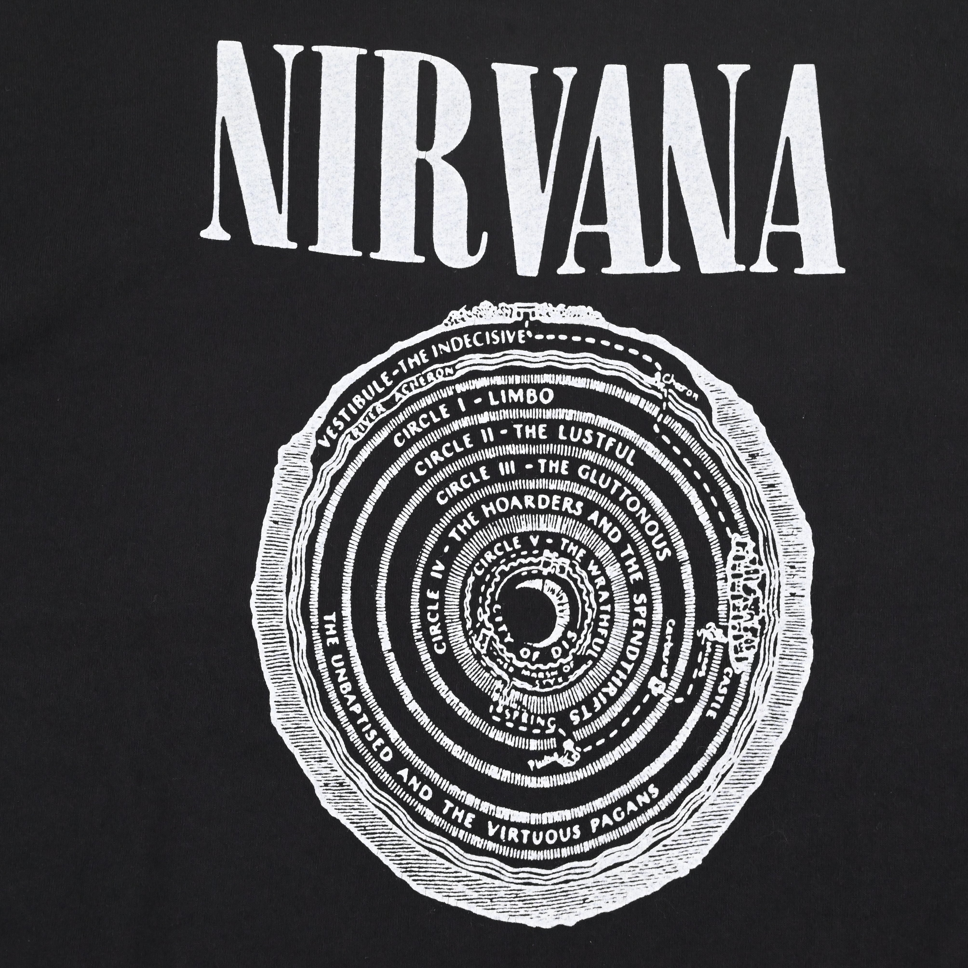 '90~’91 NIRVANA ”VESTIBULE” T-SHIRT SIZE XL