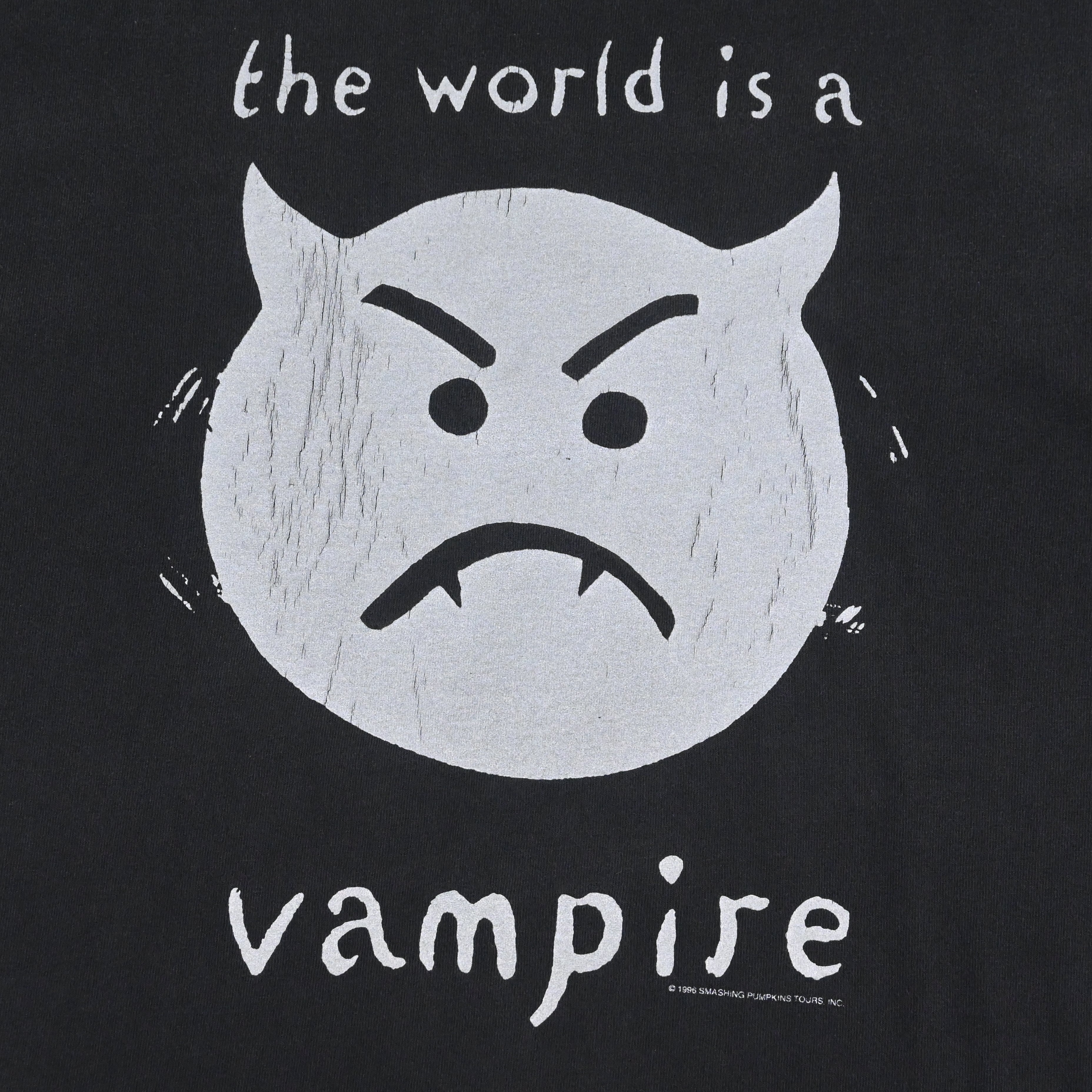 96© THE SMASHING PUMPKINS "THE WORLD IS VAMPIRE" INFINITE SADNESS TOUR T-SHIRT SIZE L