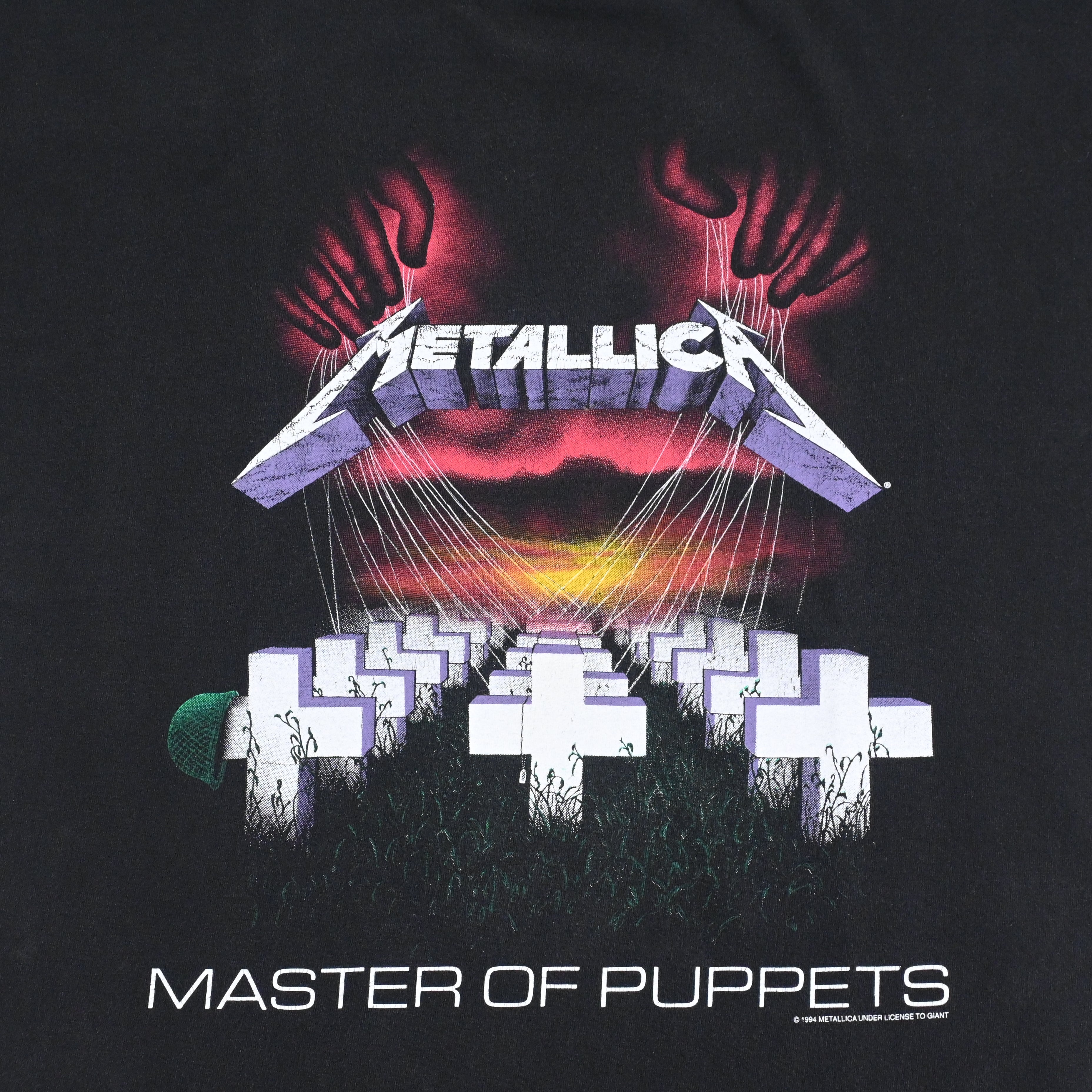 94© METALLICA MASTER OF PUPPETS T-SHIRT SIZE L