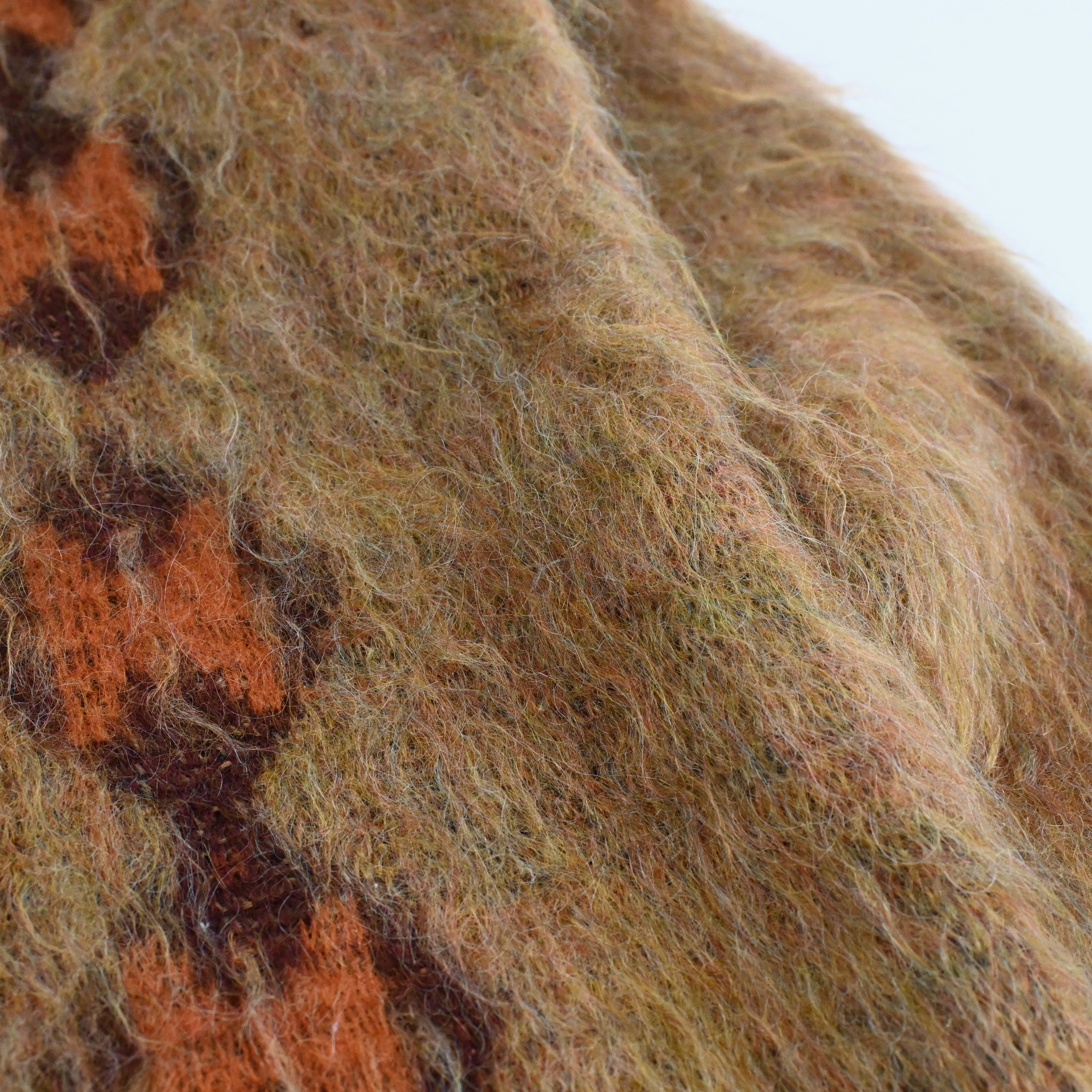 60's RAMS SHAGGY MOHAIR CARDIGAN SIZE M