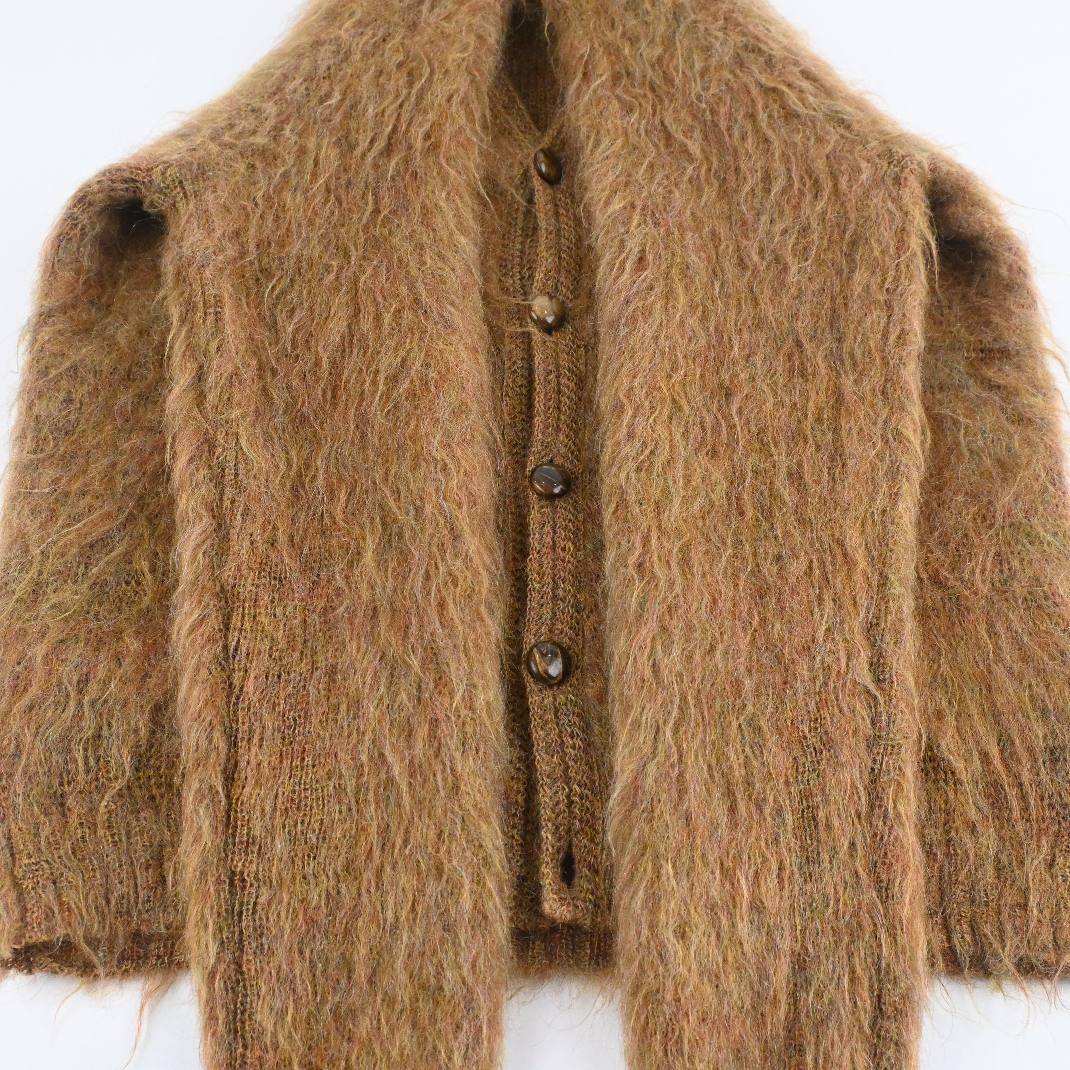 60's RAMS SHAGGY MOHAIR CARDIGAN SIZE M