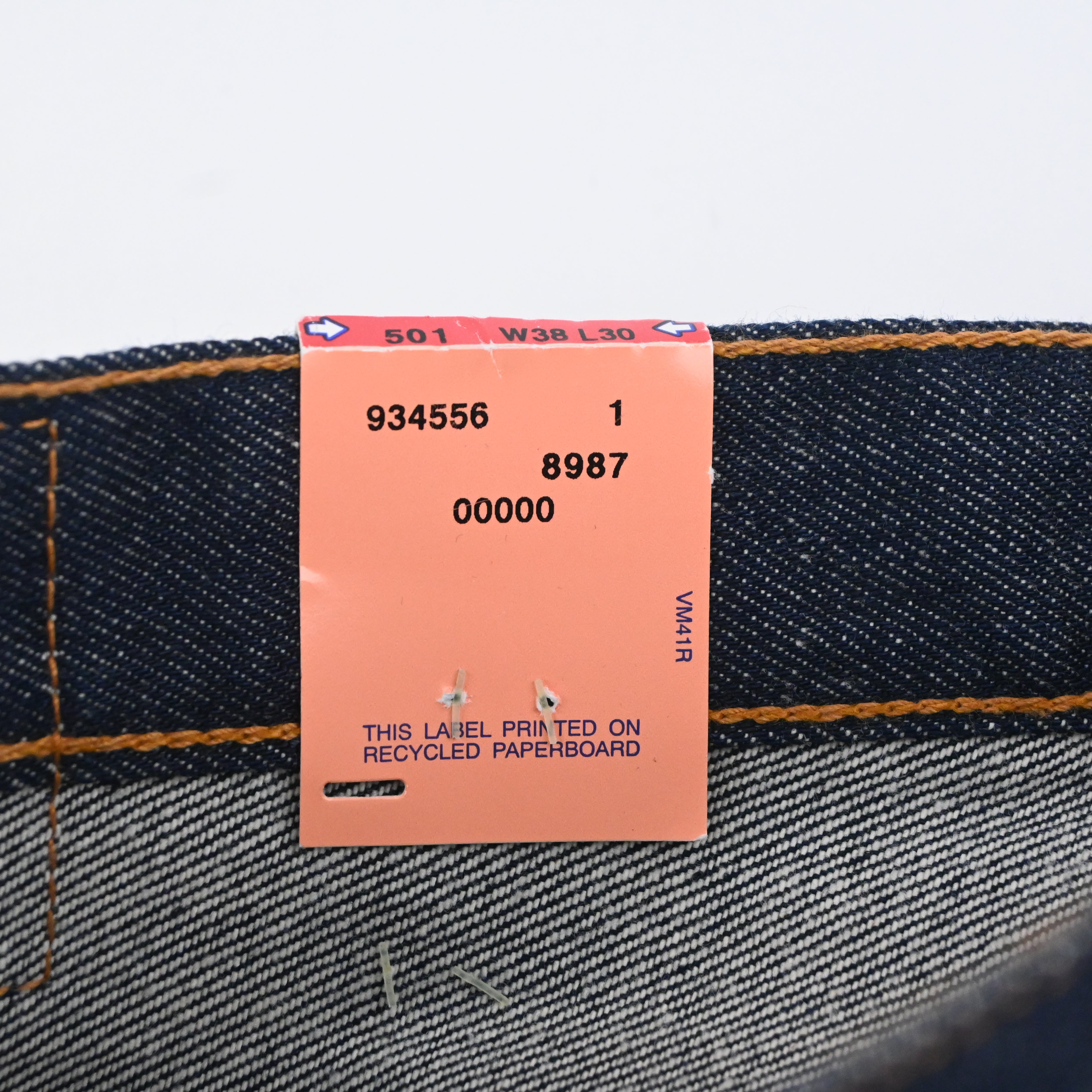 '01 Levi's 501-0000 DEAD STOCK Size W38 L30