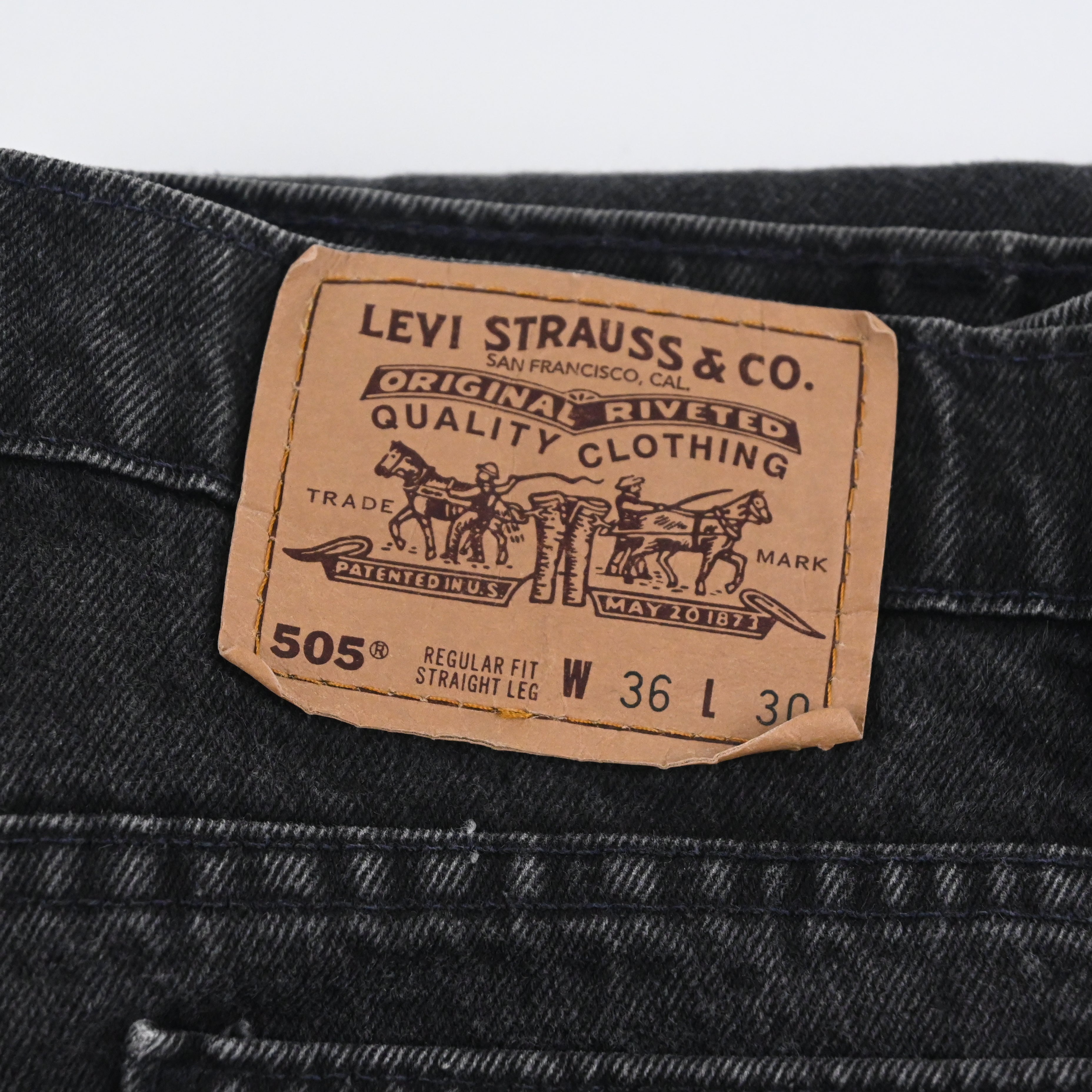 '94 Levi's 40505-4159 Black Size W34 L30