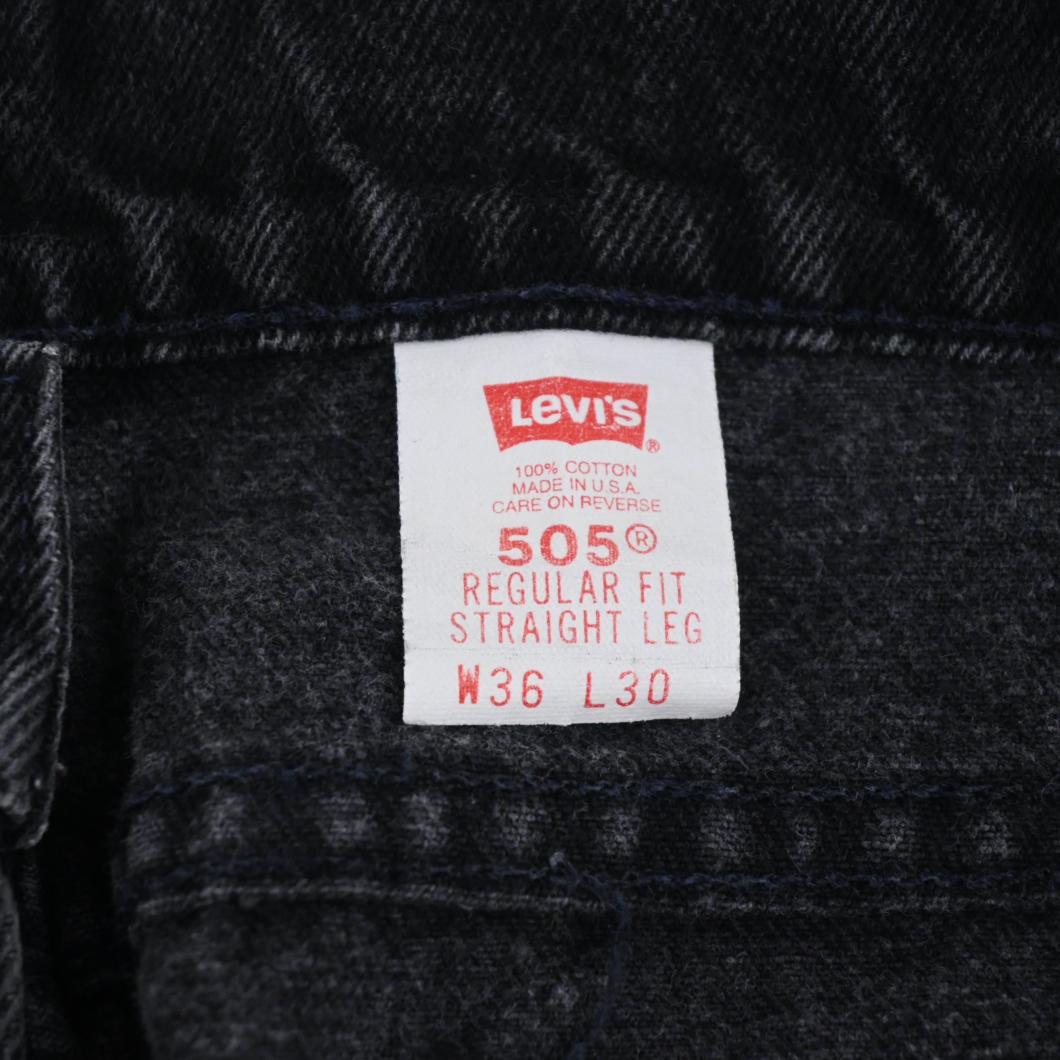 '94 Levi's 40505-4159 Black Size W34 L30