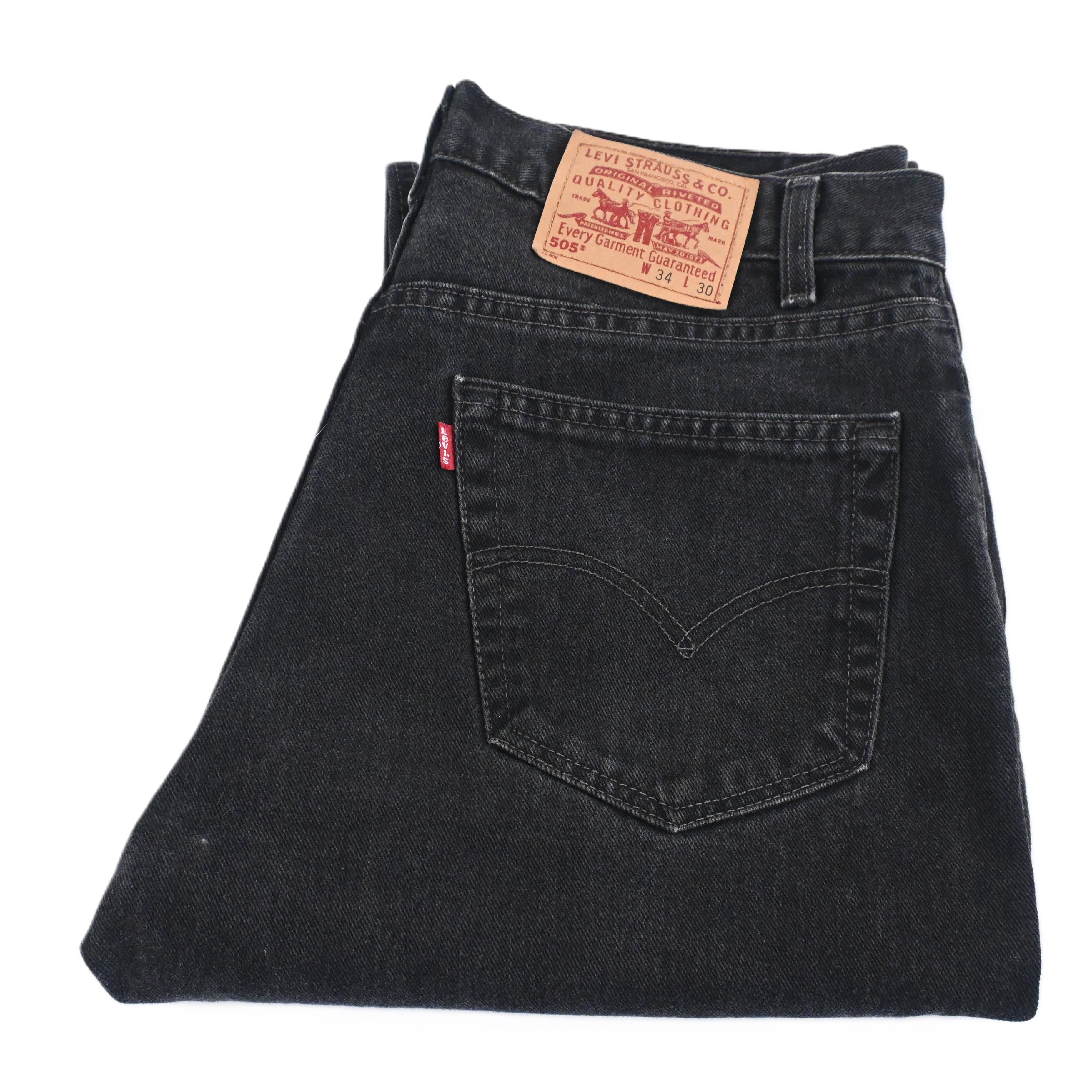'00 Levi's 505-0260 Black Size W33 L30