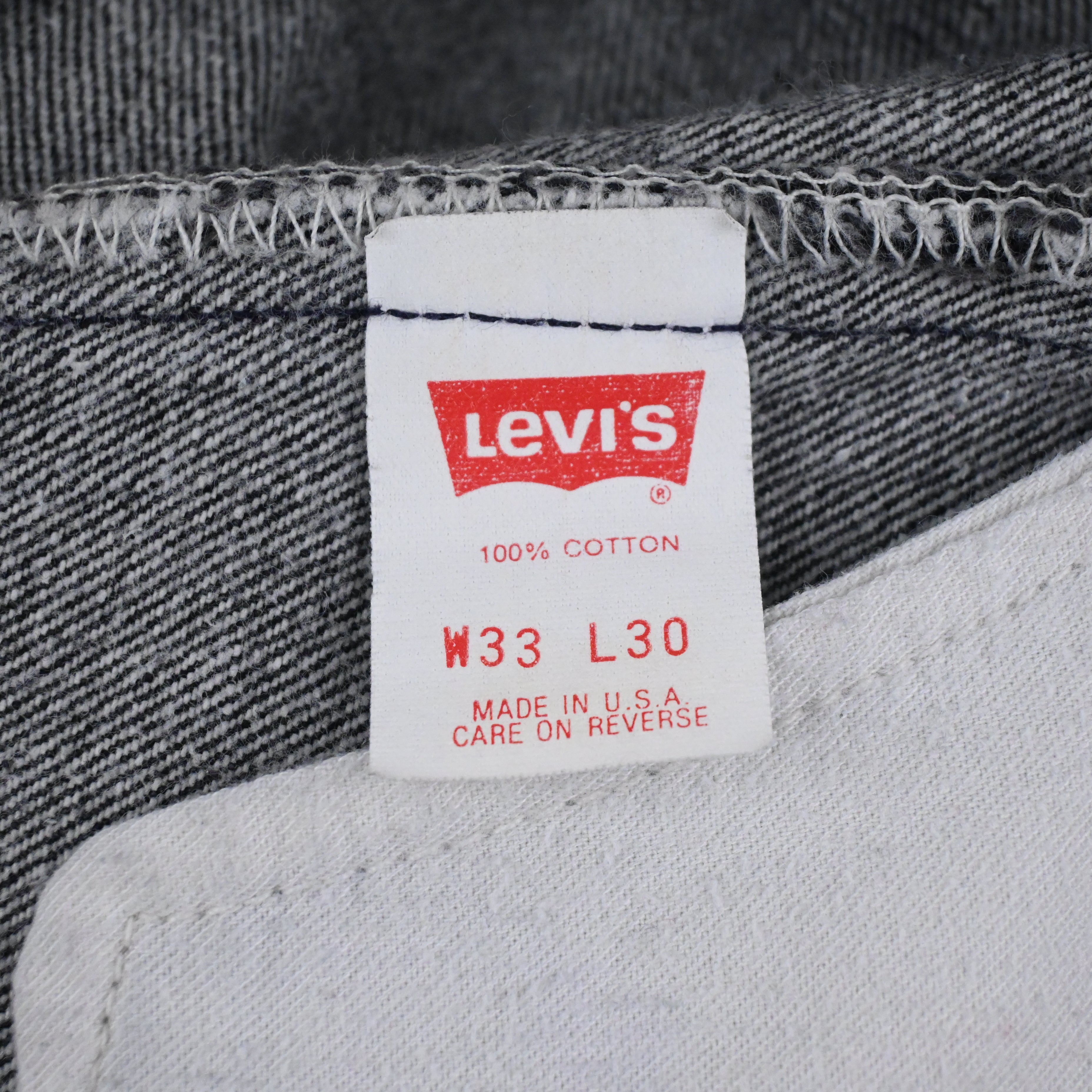 '92 Levi's 501-0658 Black Size W33 L30