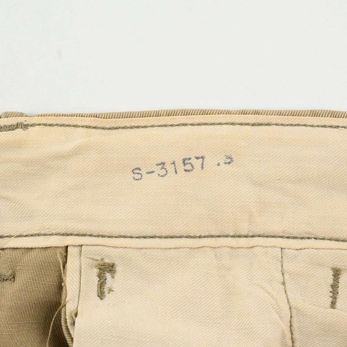 40’s 45KHAKI CHINO TROUSERS SIZE W30 L31