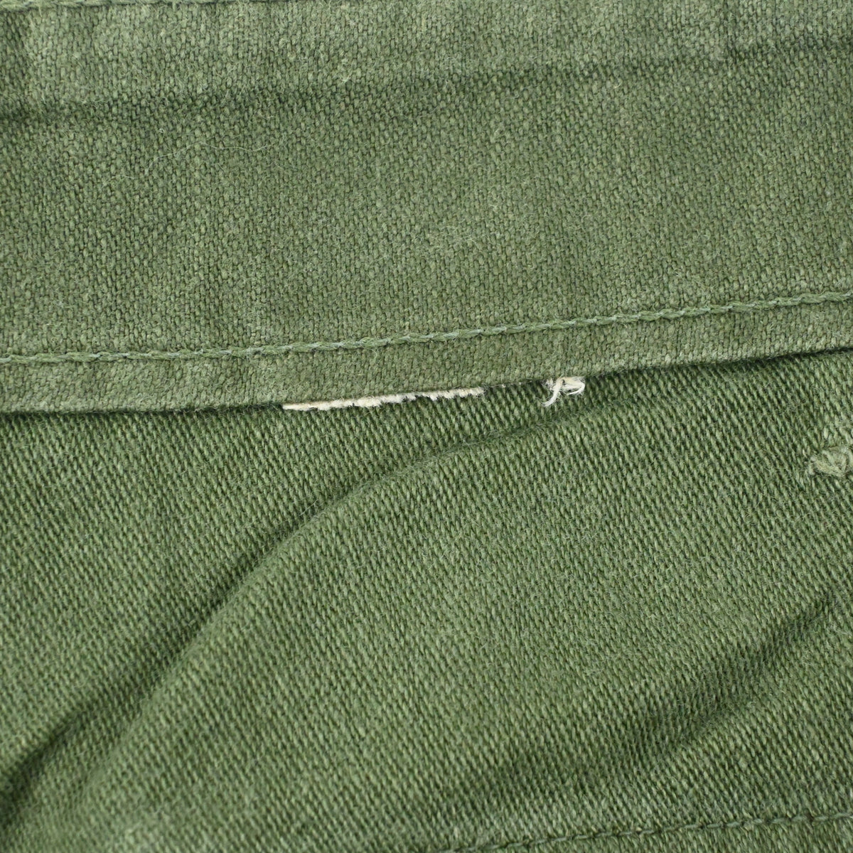 60's SATEEN FATIGUE PANTS BUTTON FLY SIZE W31 L31