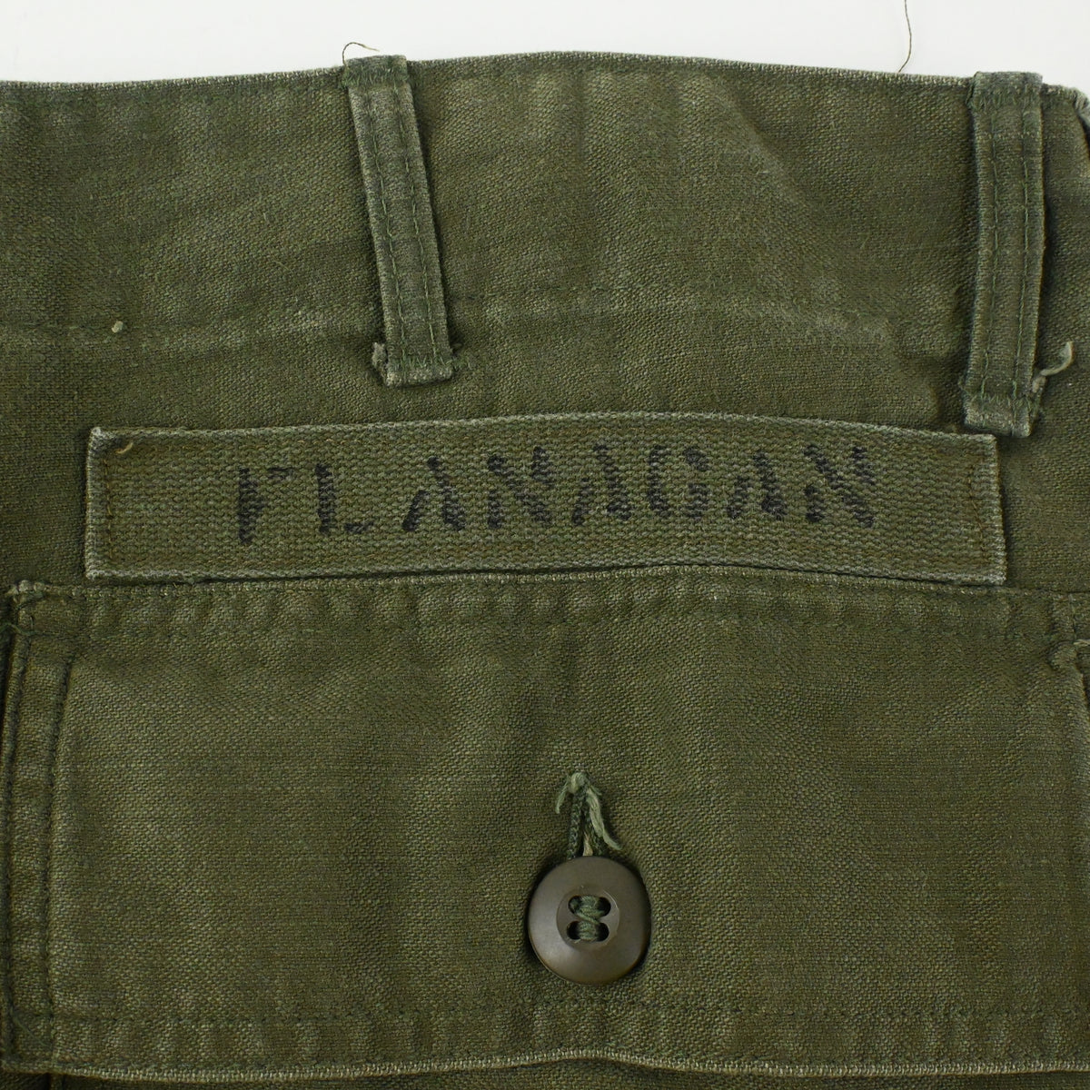 76' SATEEN FATIGUE PANTS BUTTON FLY SIZE W31 L31