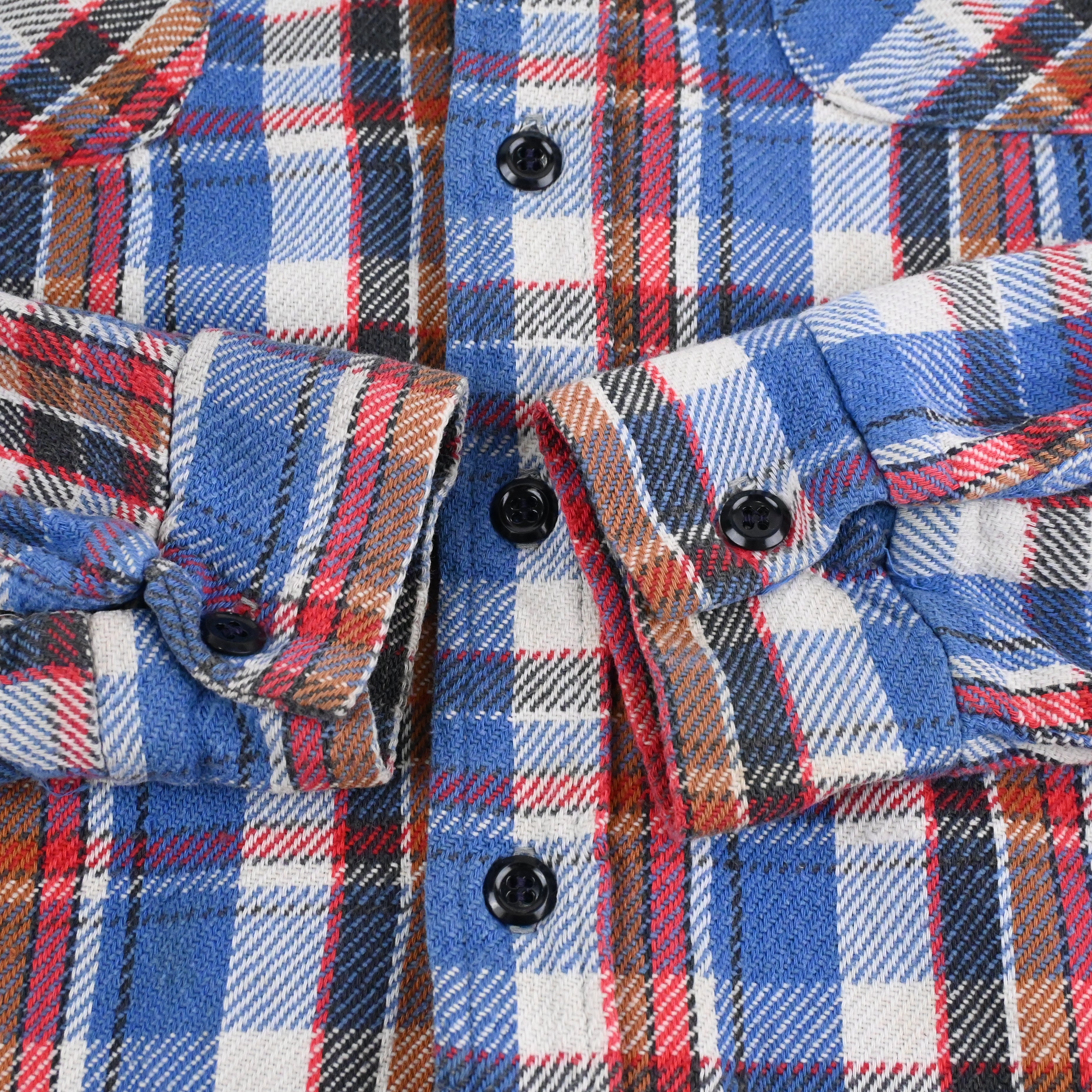 70's~ BRUBAKER FLANNEL L/S SHIRT SIZE M