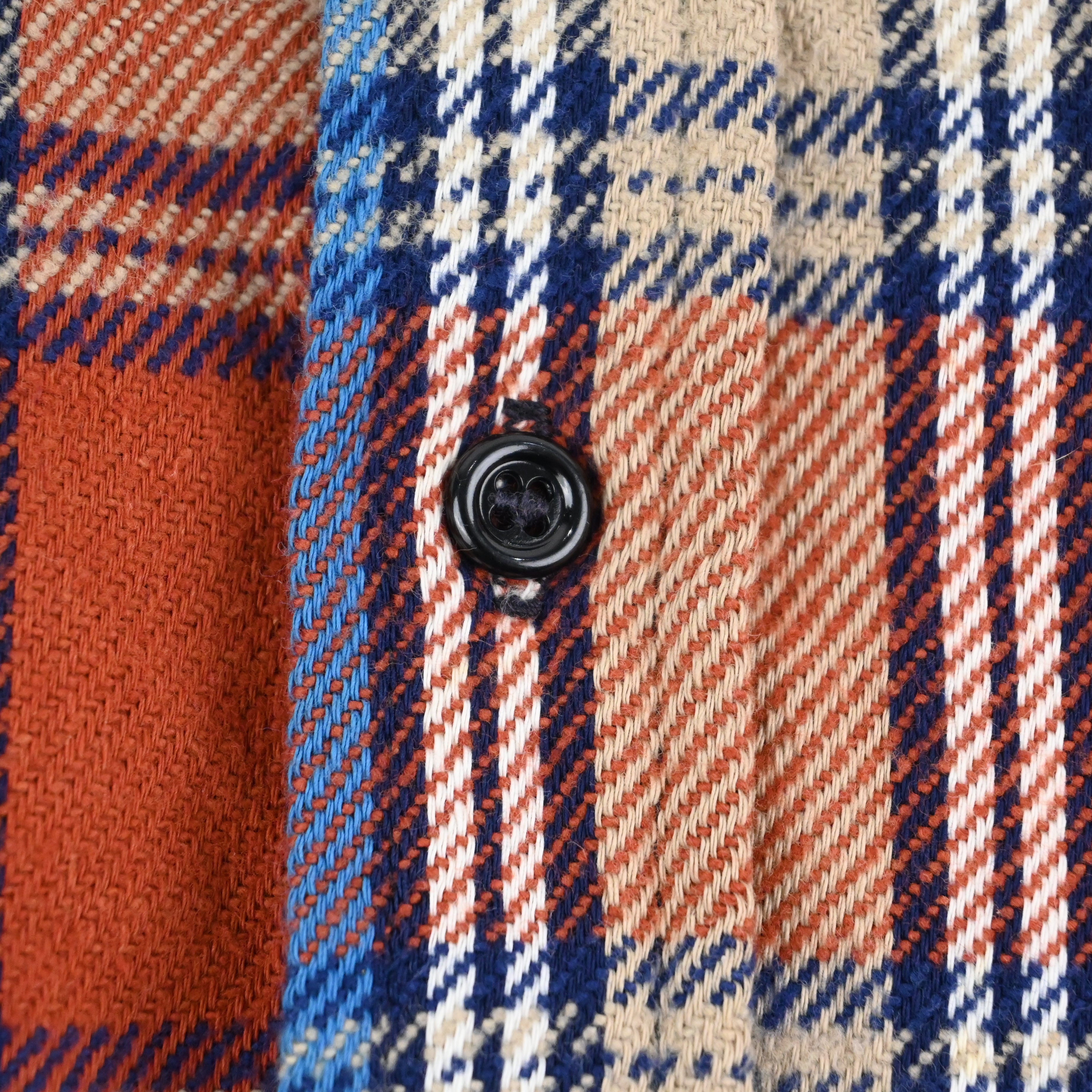 70's~ Mr. Leggs FLANNEL L/S SHIRT SIZE M-TALL