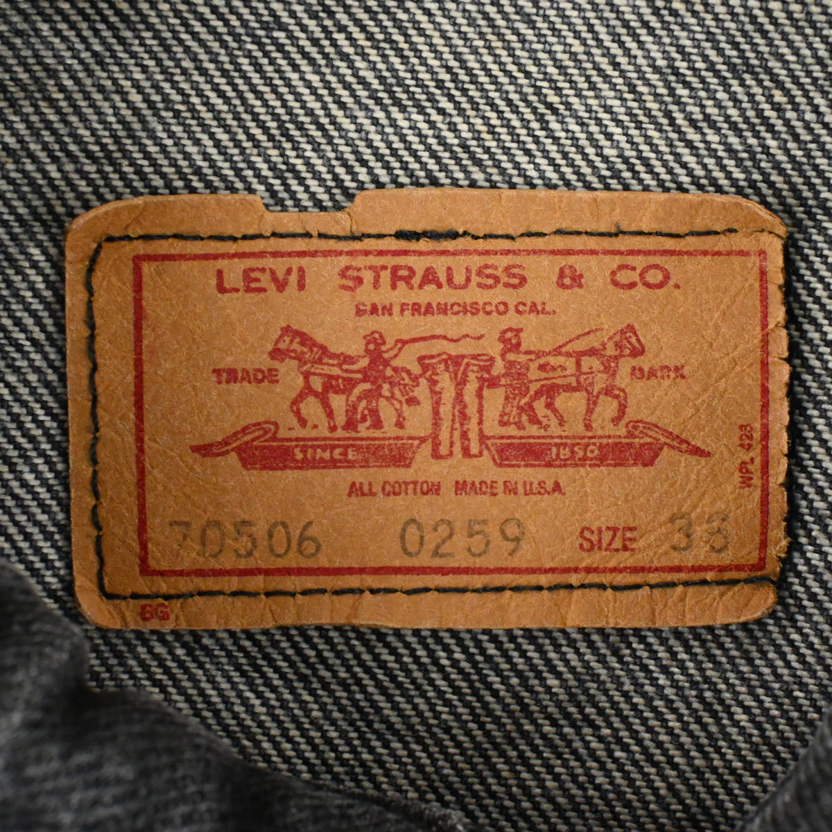 80's LEVI'S 70506-0259 SIZE 36