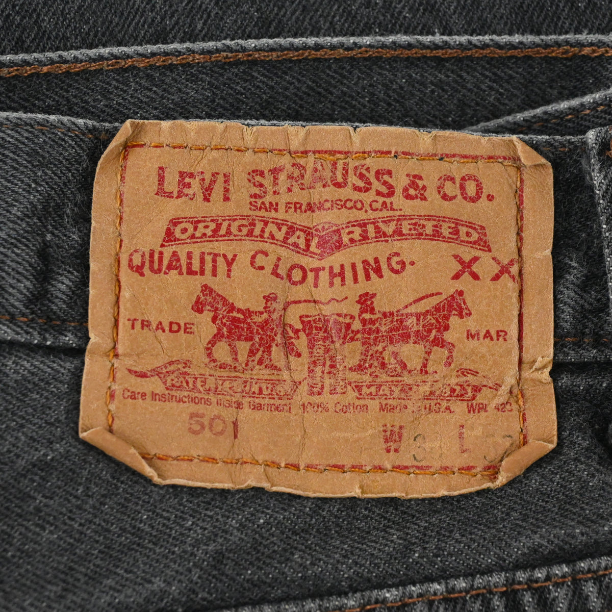'89 LEVI'S 501-0658 SIZE W36 L30.5