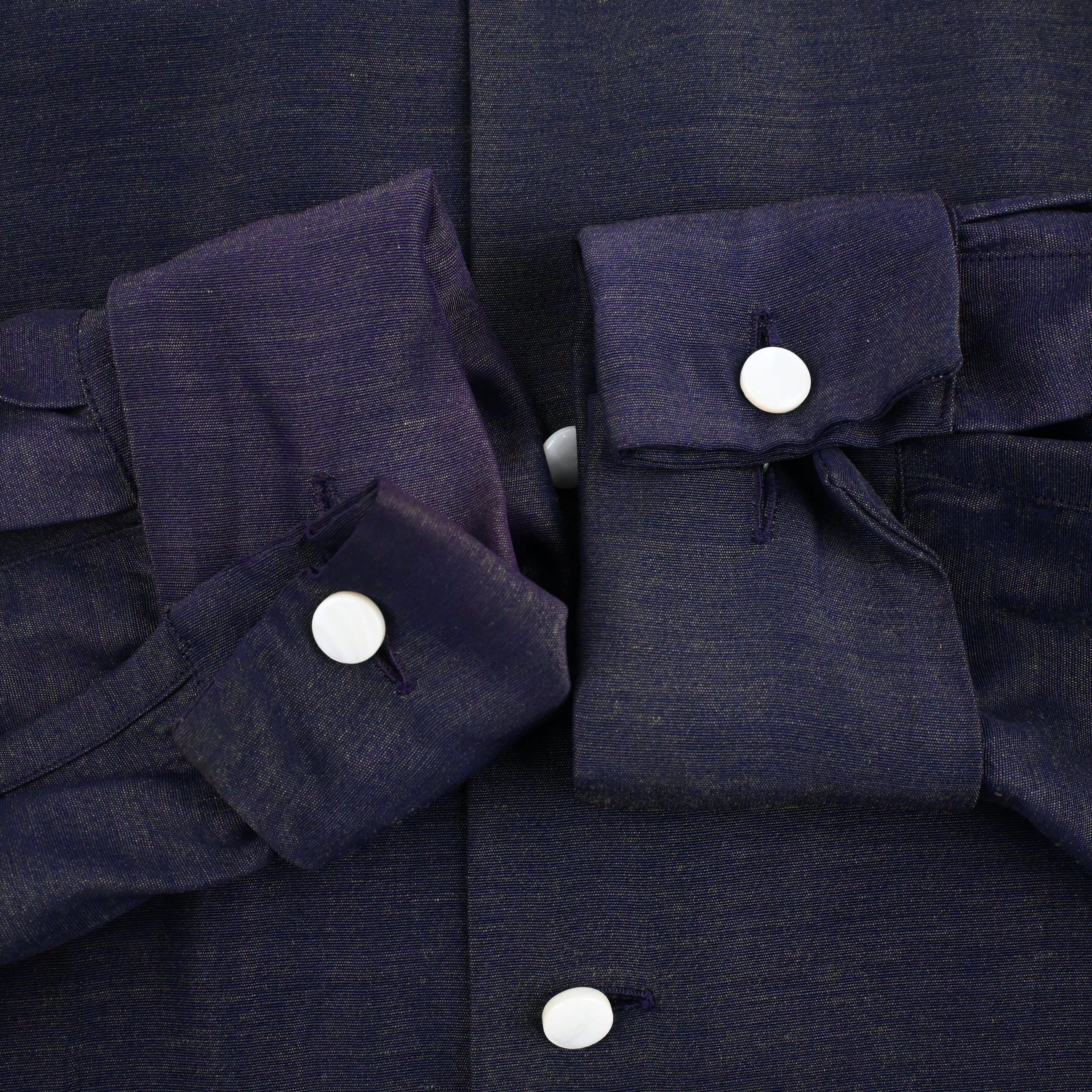 50’s Sorl’s of PHILADELPHIA LOOP COLLAR SHIRT SIZE M
