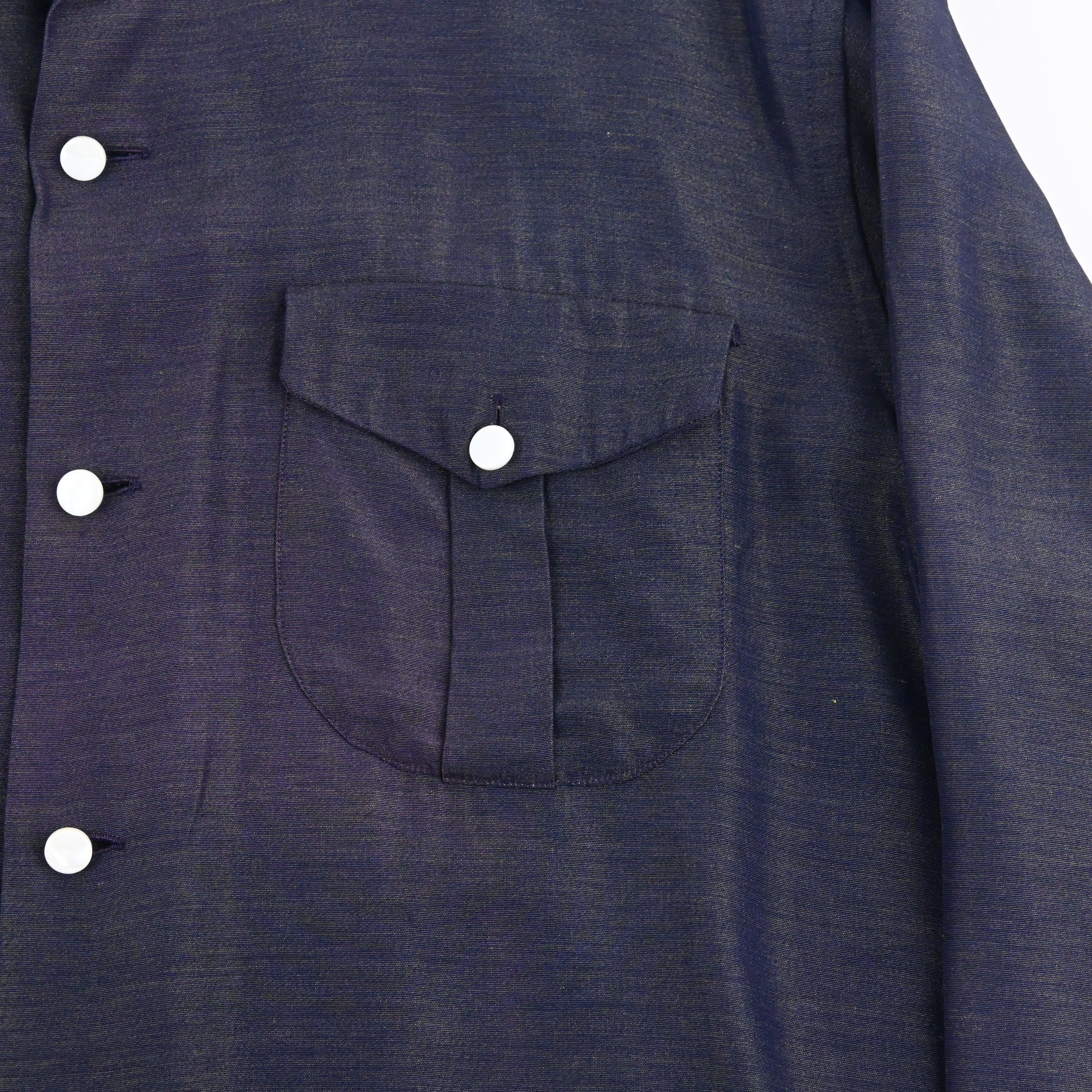 50’s Sorl’s of PHILADELPHIA LOOP COLLAR SHIRT SIZE M