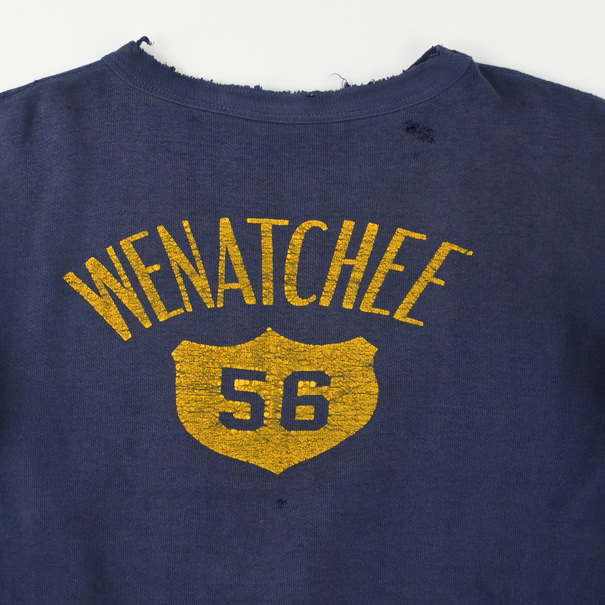 50's "WENATCHEE" DISTRESSED SWEAT SHIRT