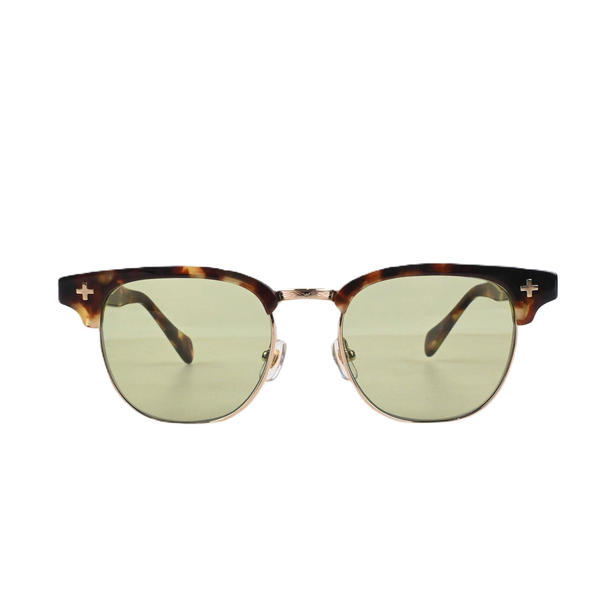 FLAME: Demi×Gold LENSES:Olive Foremost Garments Flip up Glasses