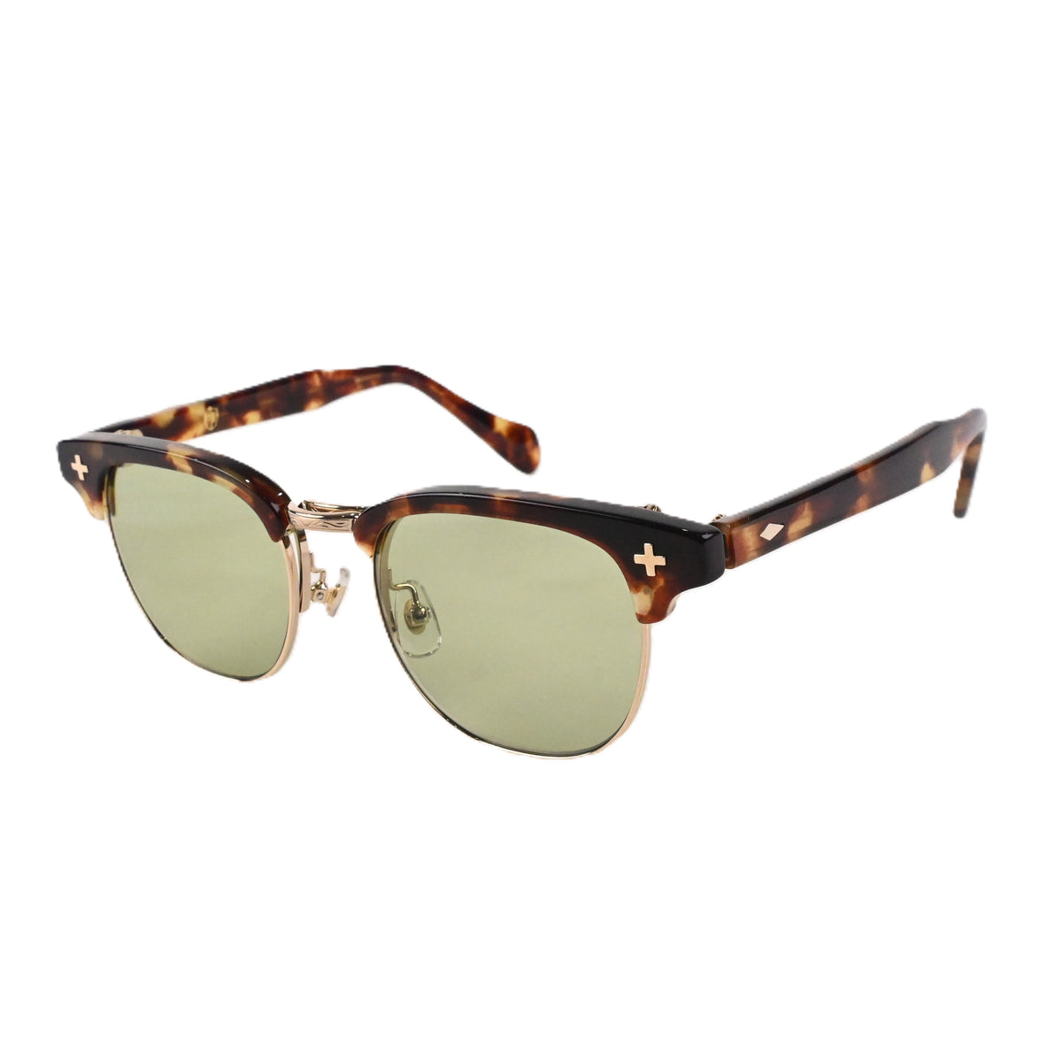 FLAME: Demi×Gold LENSES:Olive Foremost Garments Flip up Glasses