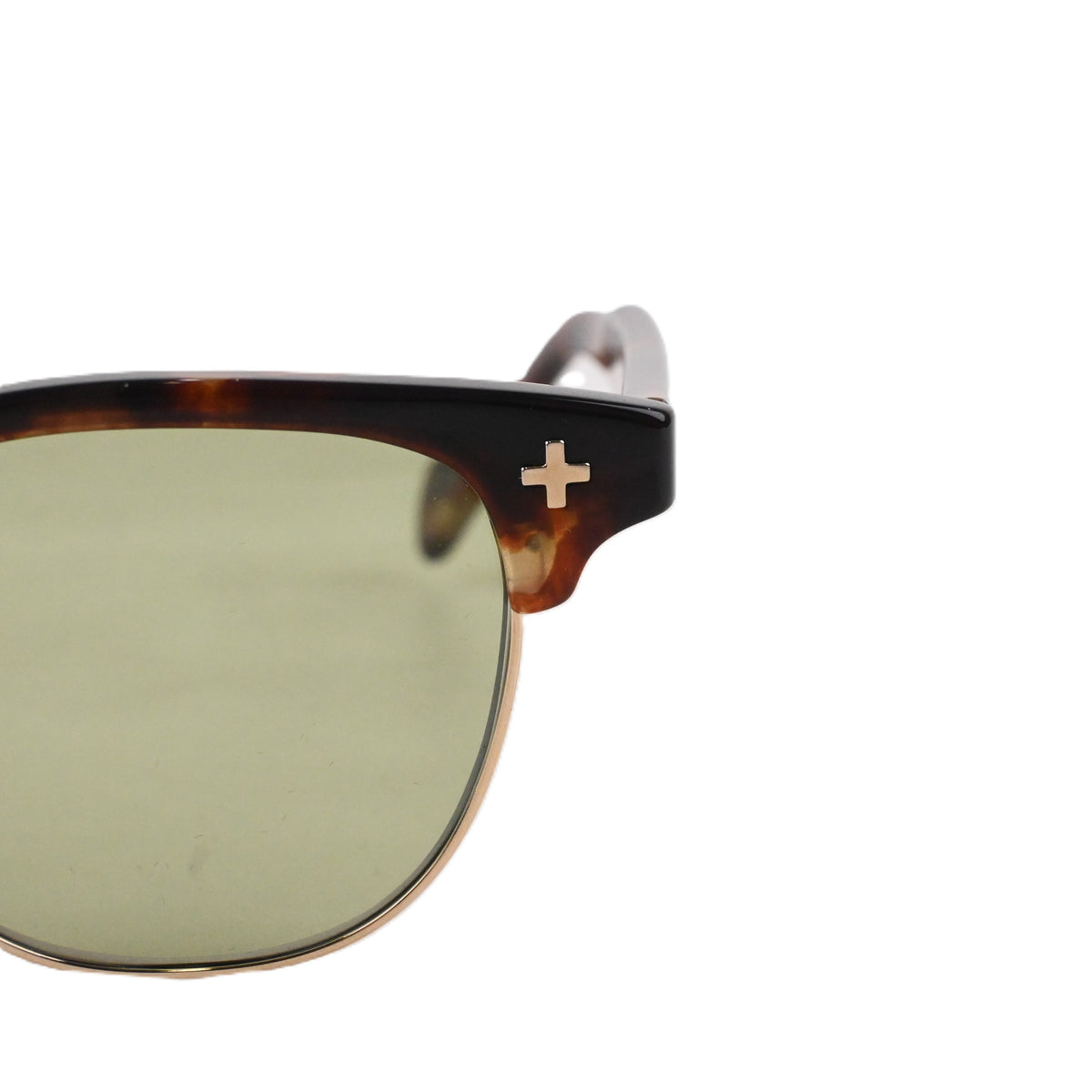 FLAME: Demi×Gold LENSES:Olive Foremost Garments Flip up Glasses