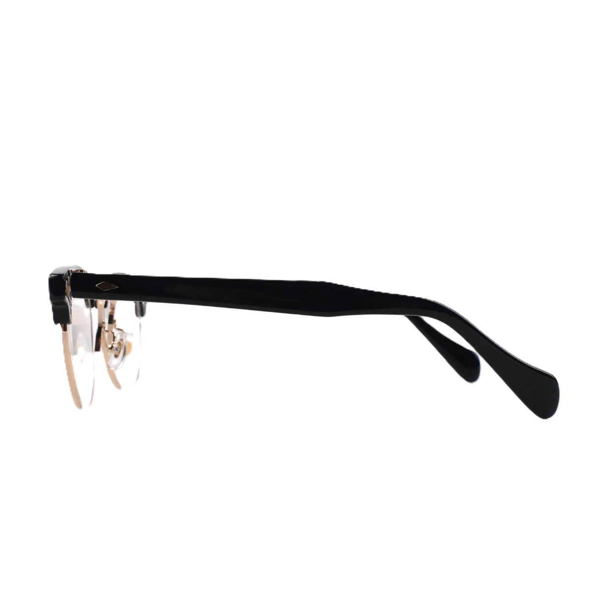 FLAME: Black×Gold LENSES:Clear Foremost Garments Flip up Glasses