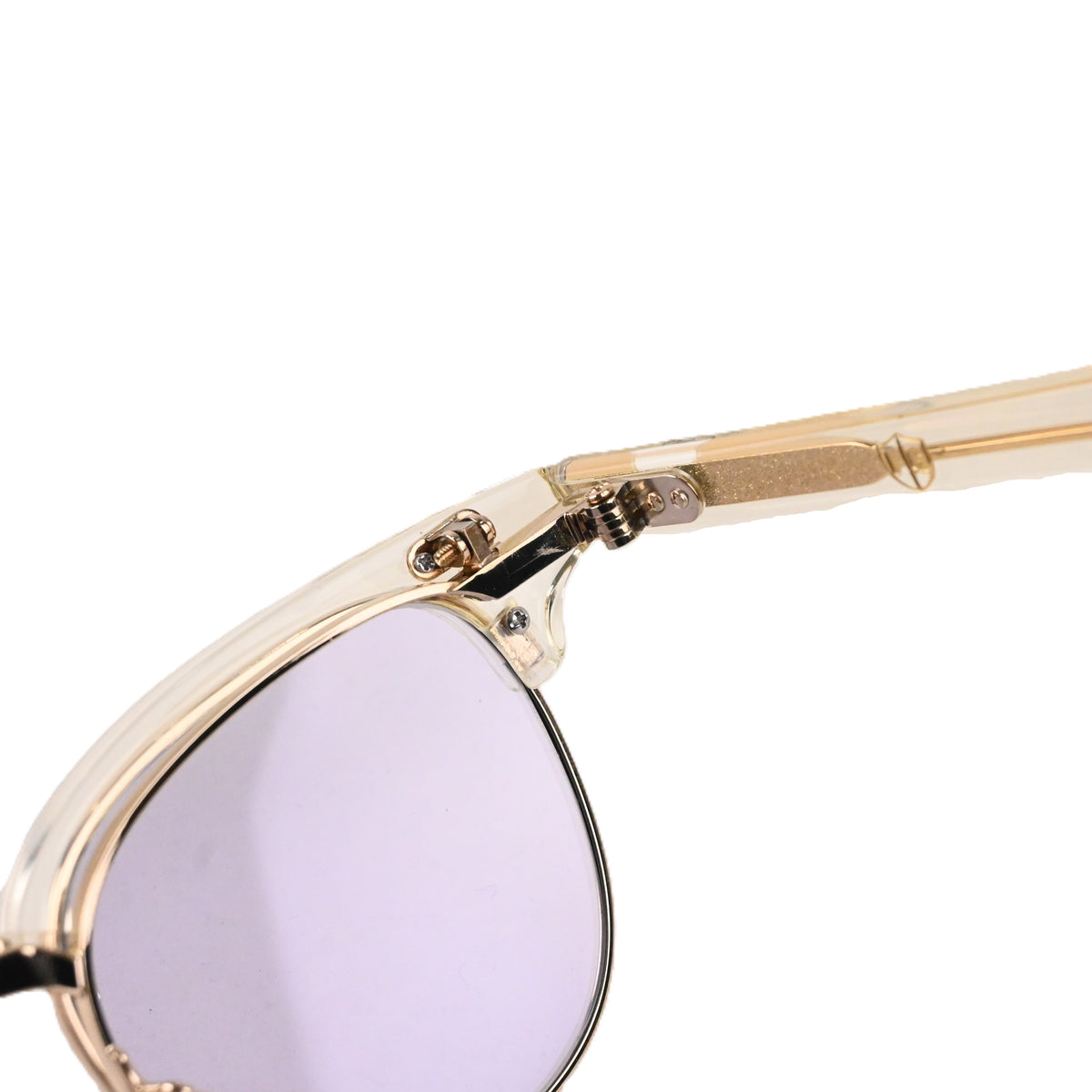 FLAME: Clear×Gold LENSES:Smoke Foremost Garments Flip up Glasses