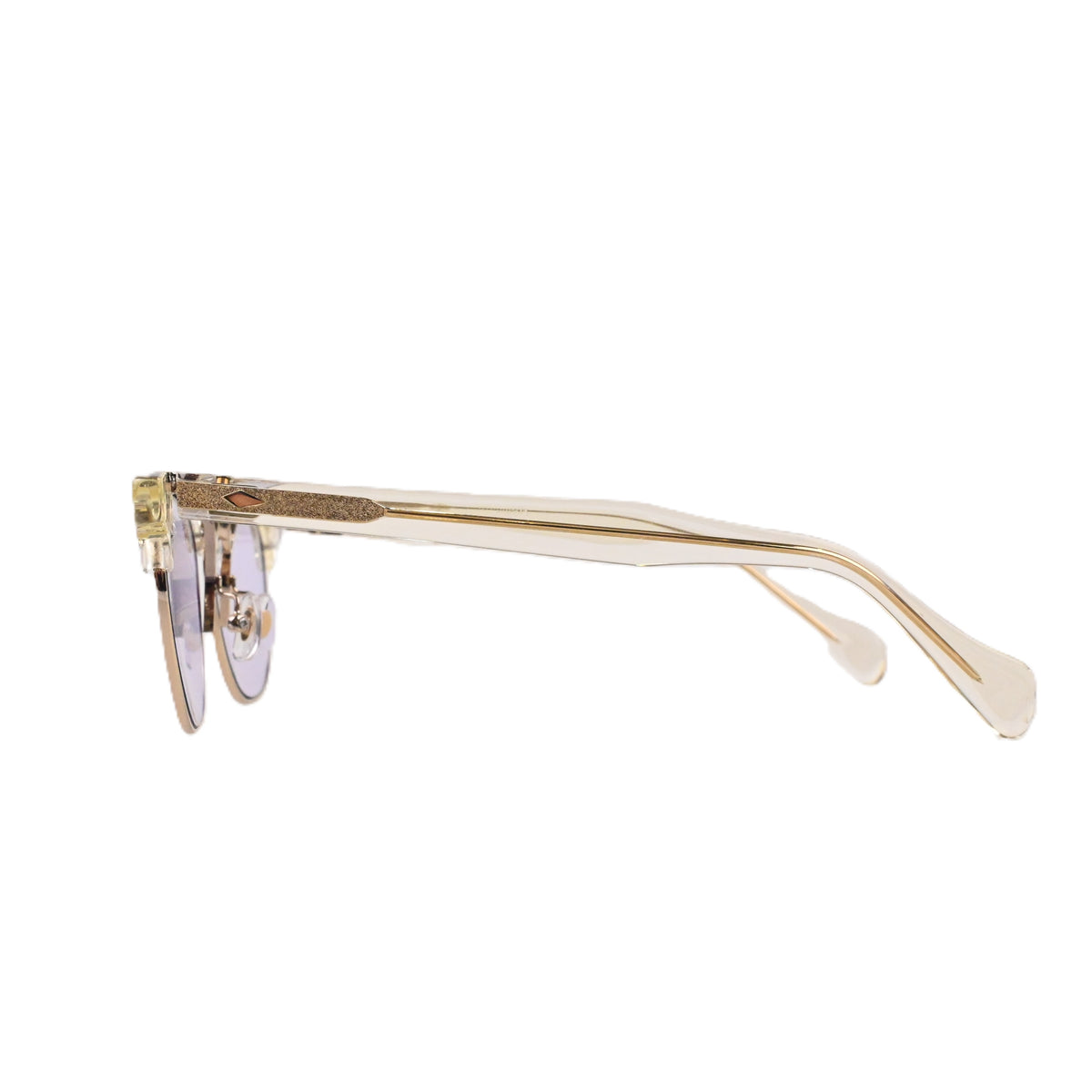 FLAME: Clear×Gold LENSES:Smoke Foremost Garments Flip up Glasses