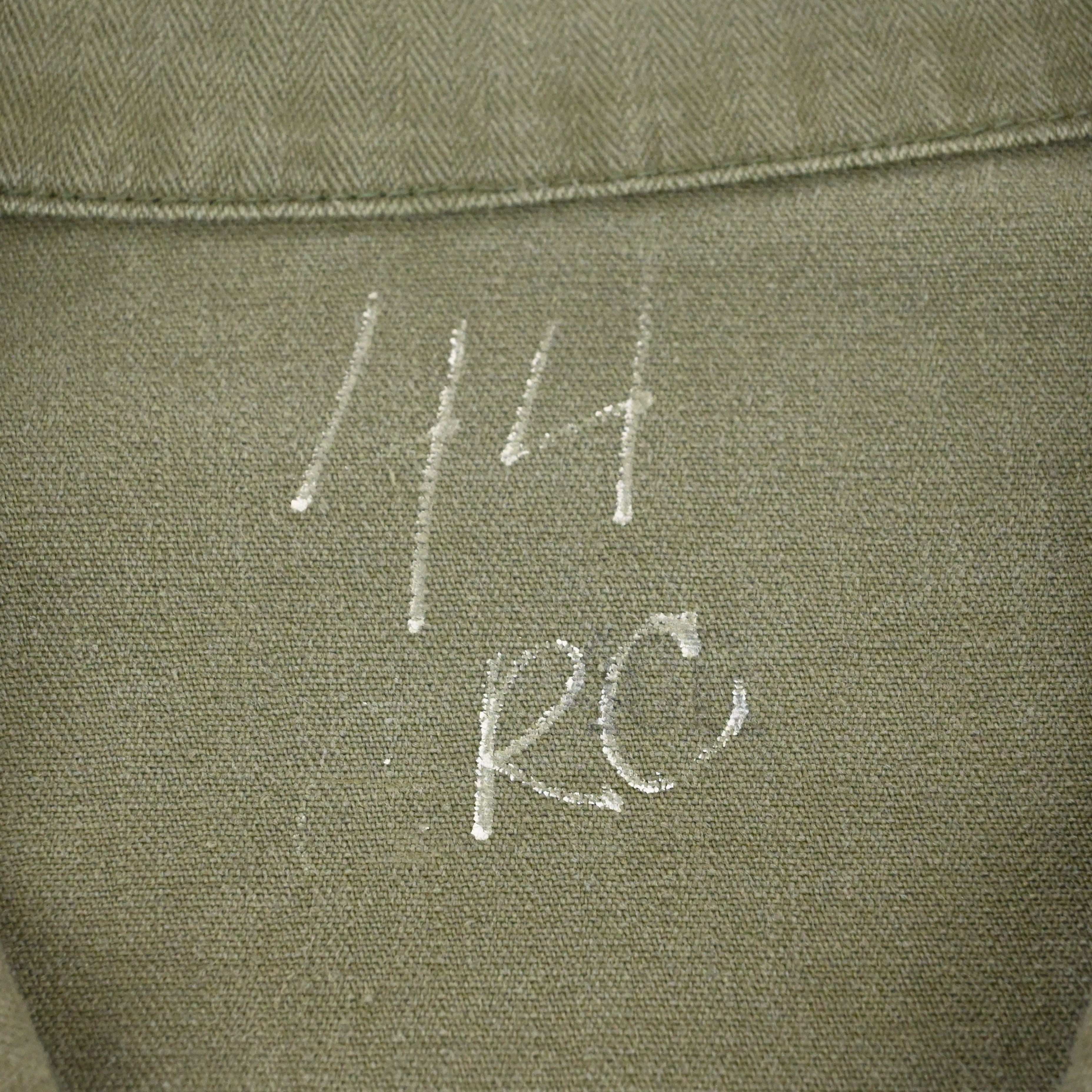 40's US ARMY M-43 UTILITY JACKET HBT SIZE 44