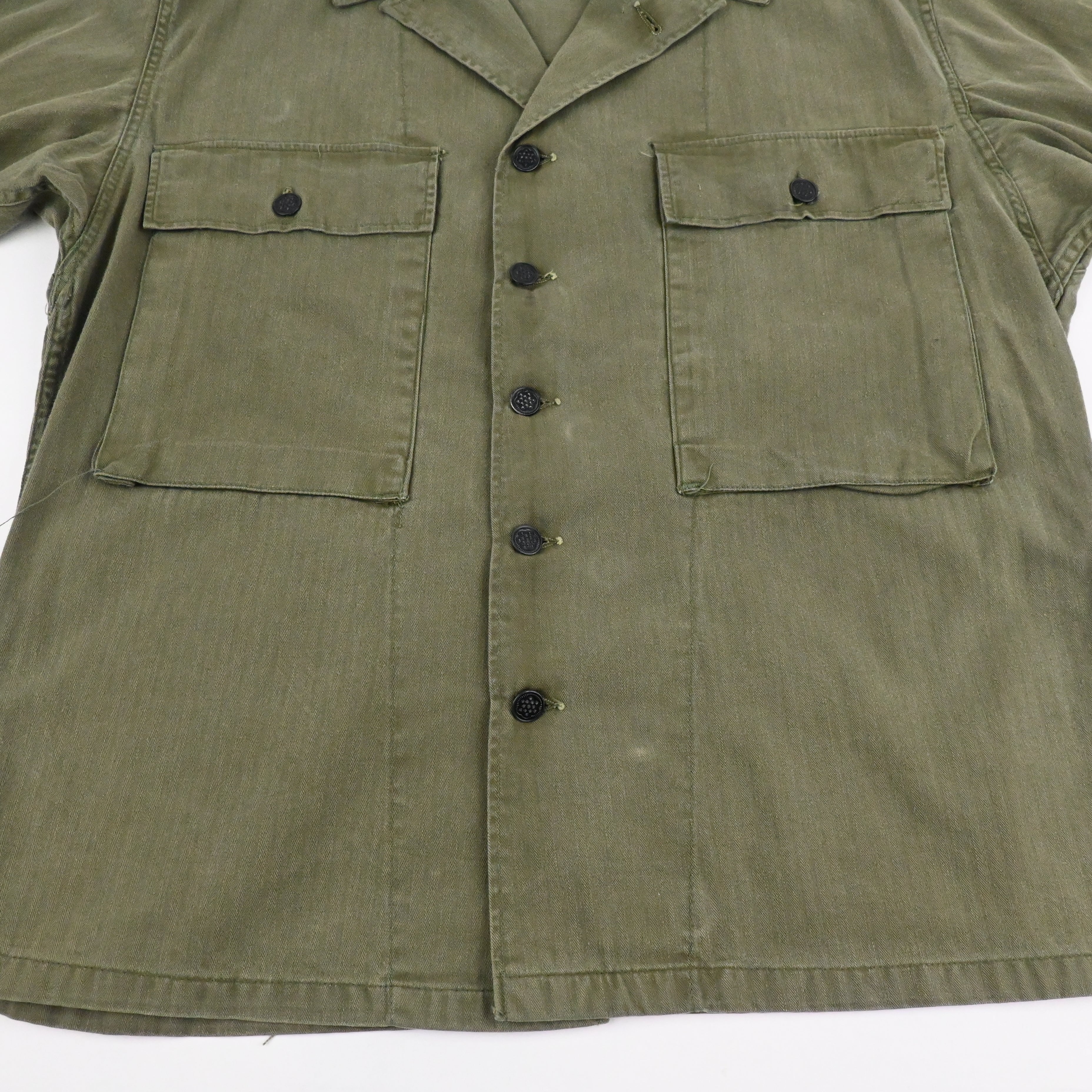 40's US ARMY M-43 UTILITY JACKET HBT SIZE 44