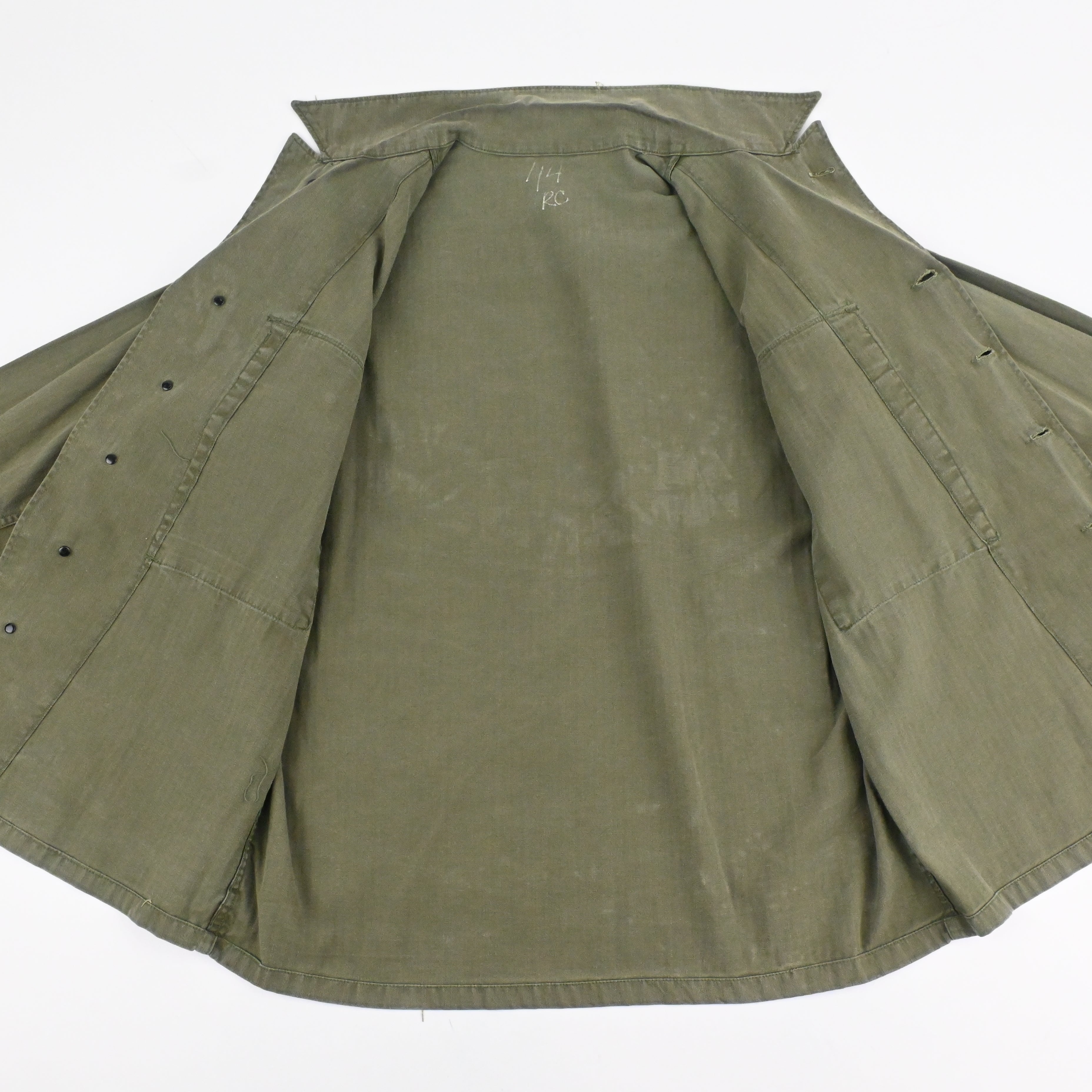 40's US ARMY M-43 UTILITY JACKET HBT SIZE 44