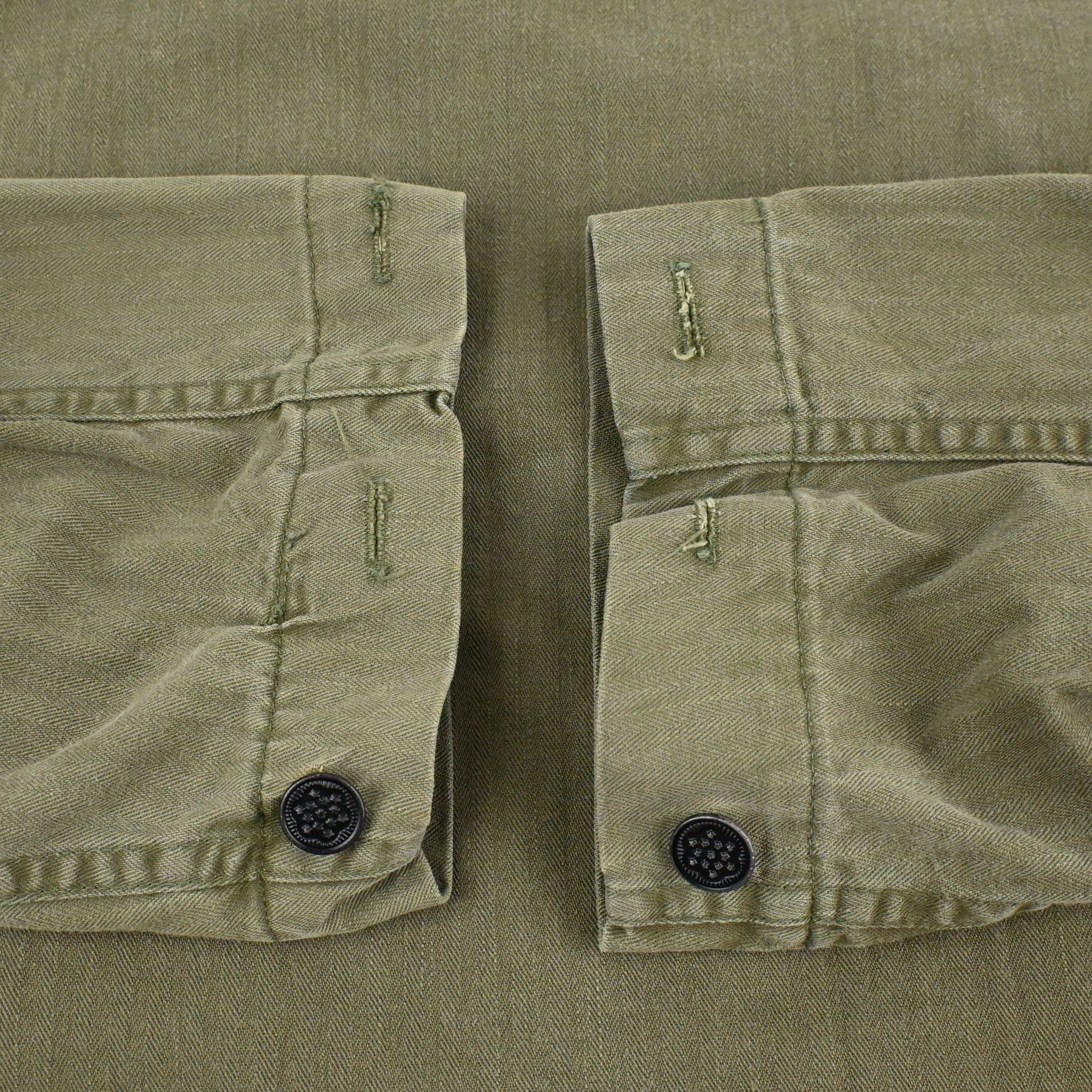 40's US ARMY M-43 UTILITY JACKET HBT SIZE 44