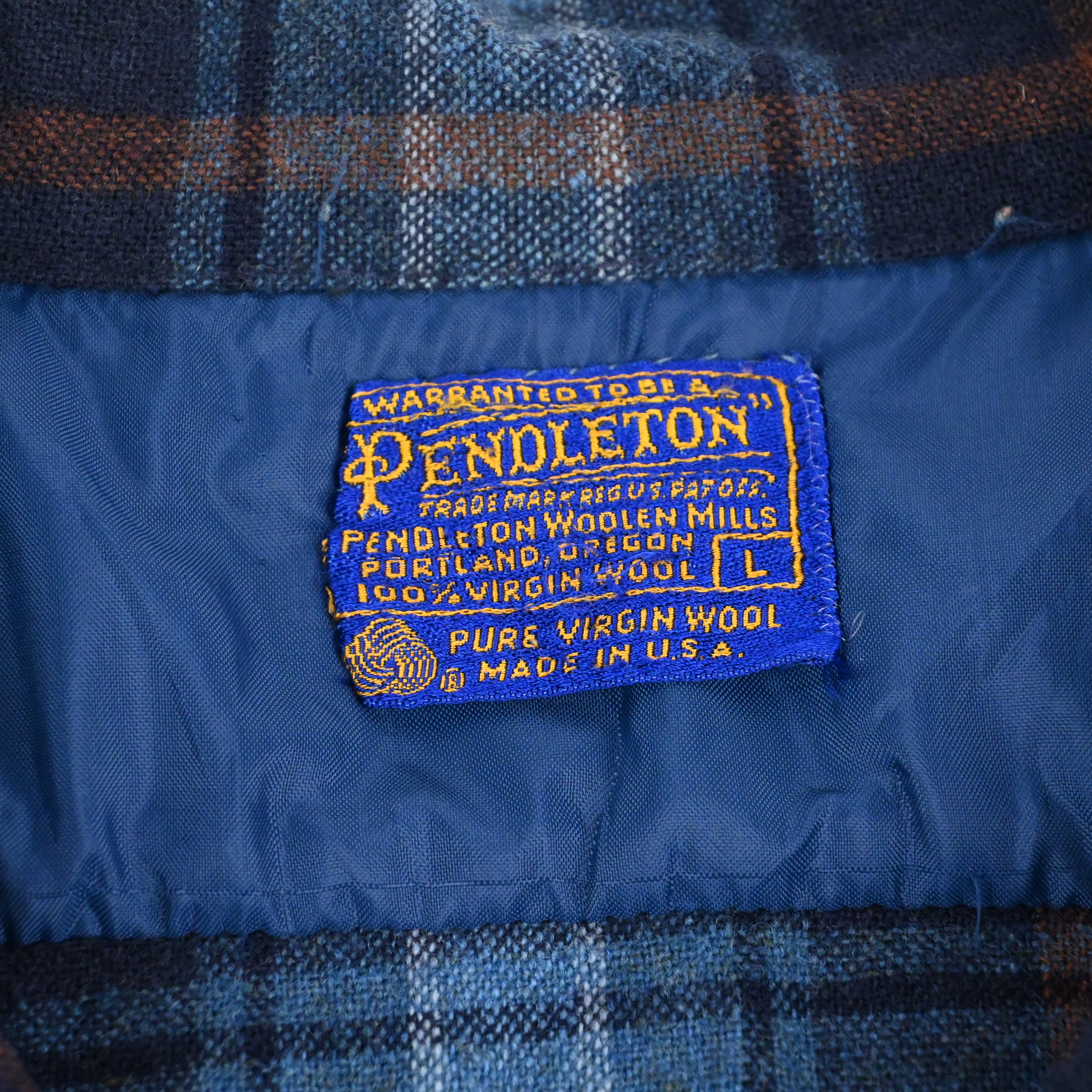 70'S PENDLETON BOARD SHIRT SIZE L ③