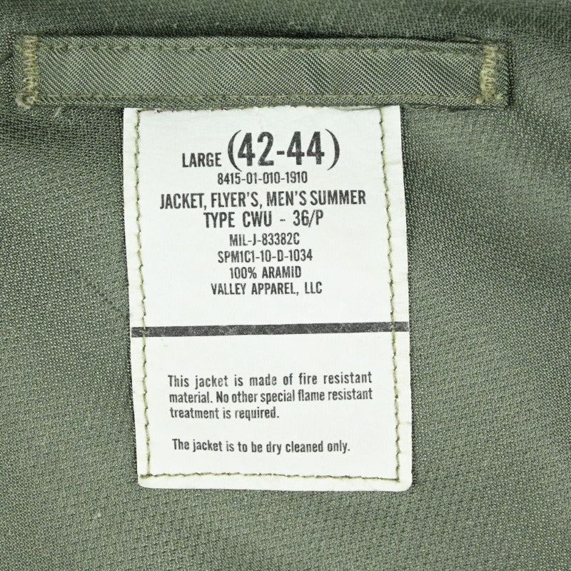 10y' U.S.A.F. CWU-36/P SIZE L