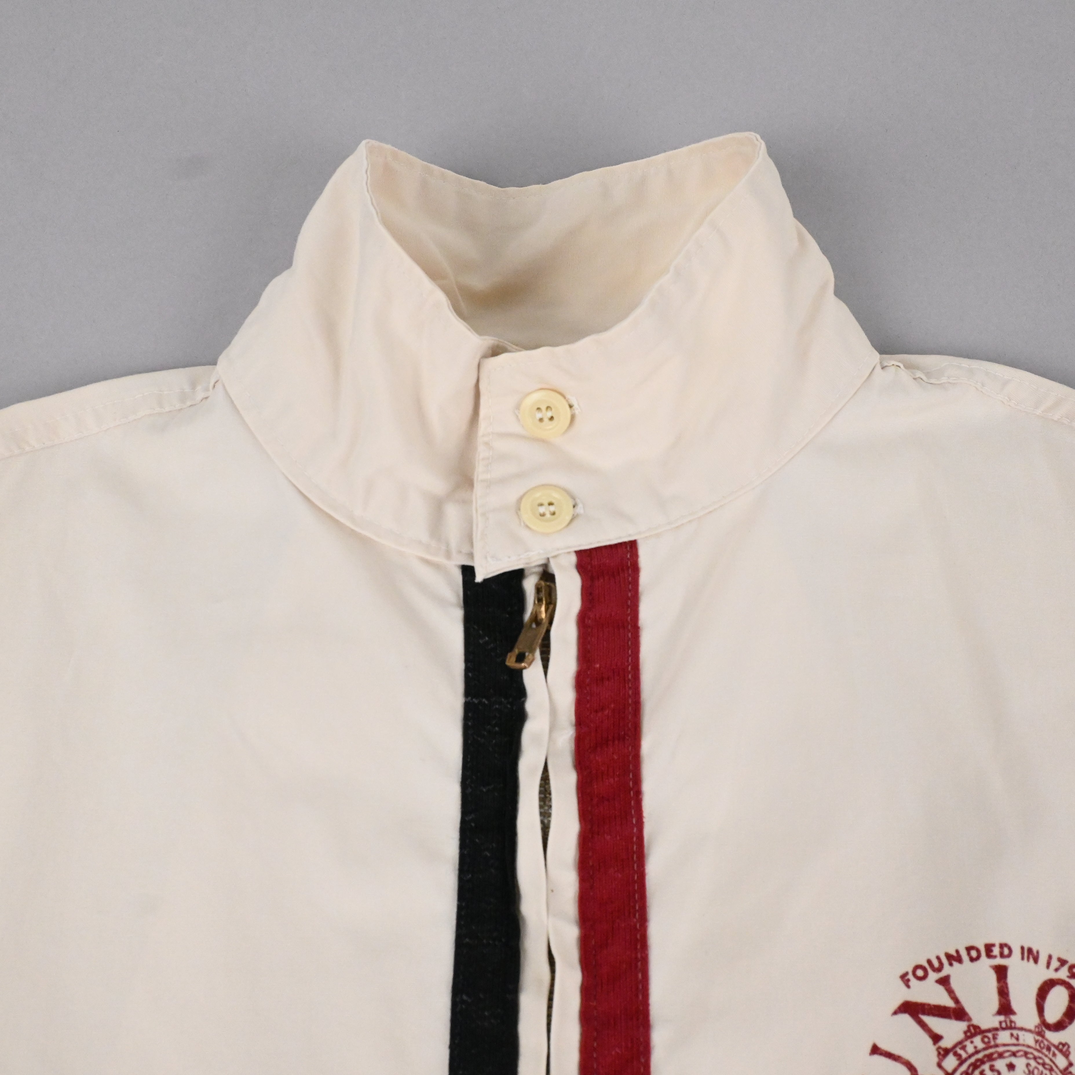 70'S CHAMPION "UNION COLLEGE" COTTON VIRSITY JACKET SIZE XL