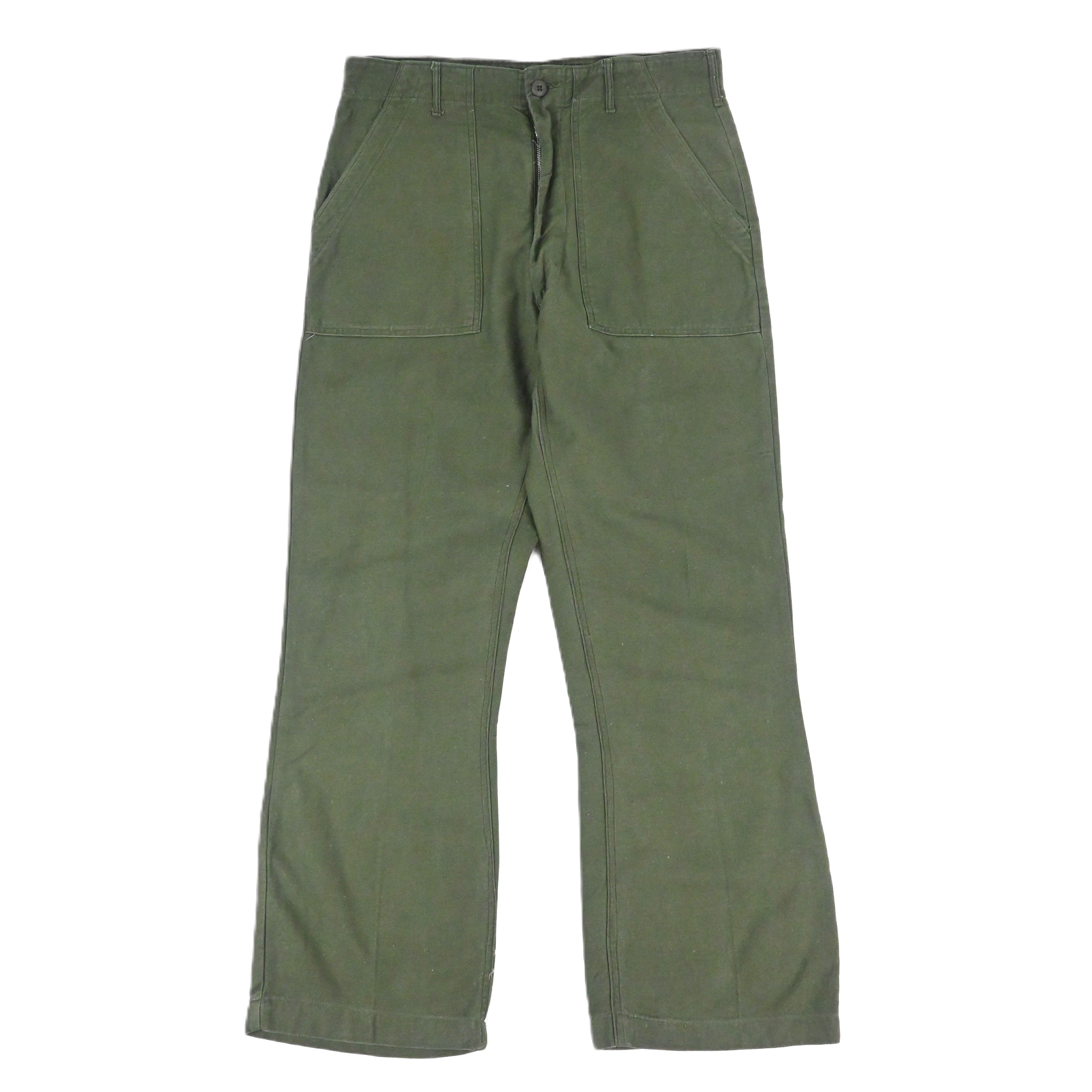 '70 SATEEN FATIGUE PANTS W35 L31