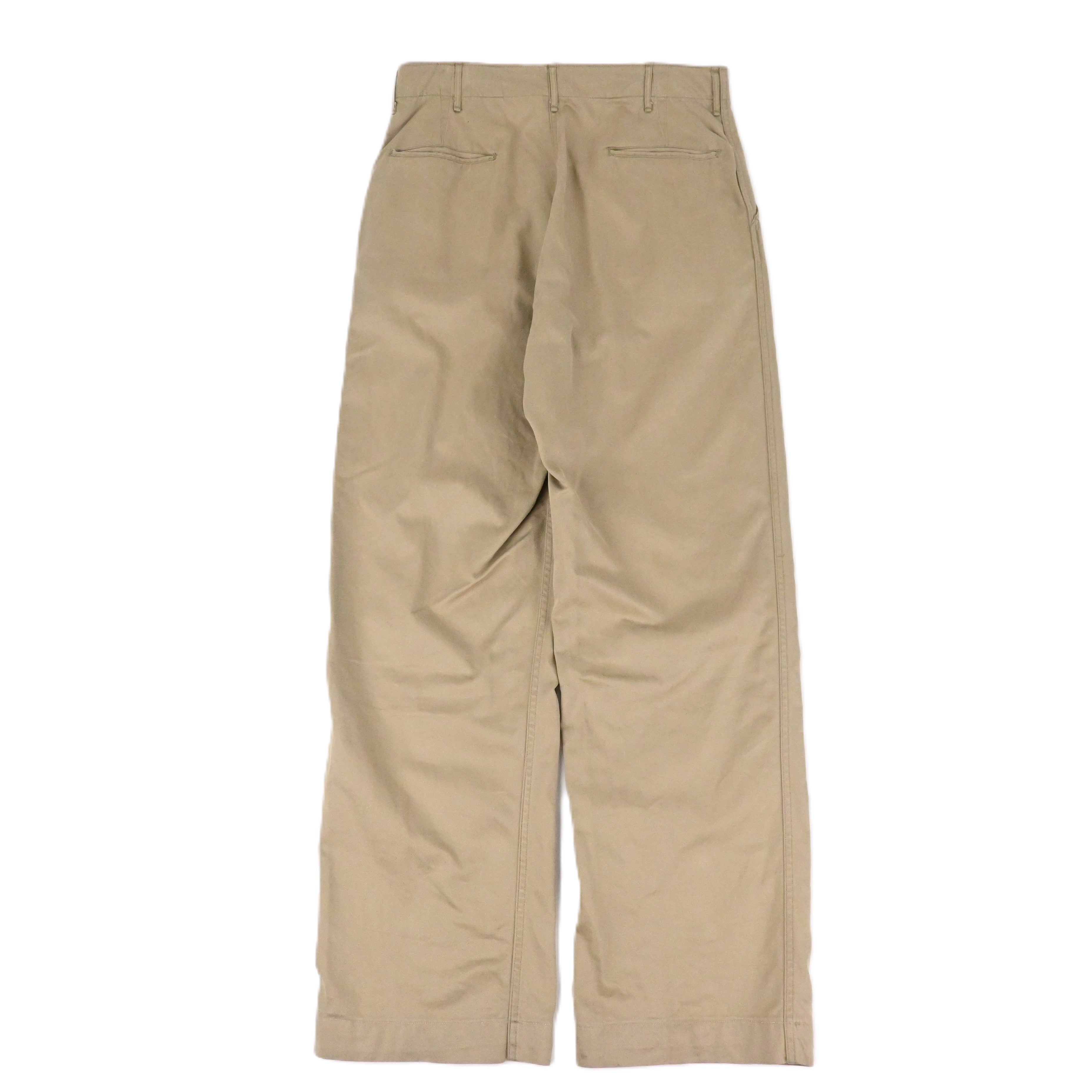 40's US ARMY 45KHAKI CHINO TROUSERS W33 L34