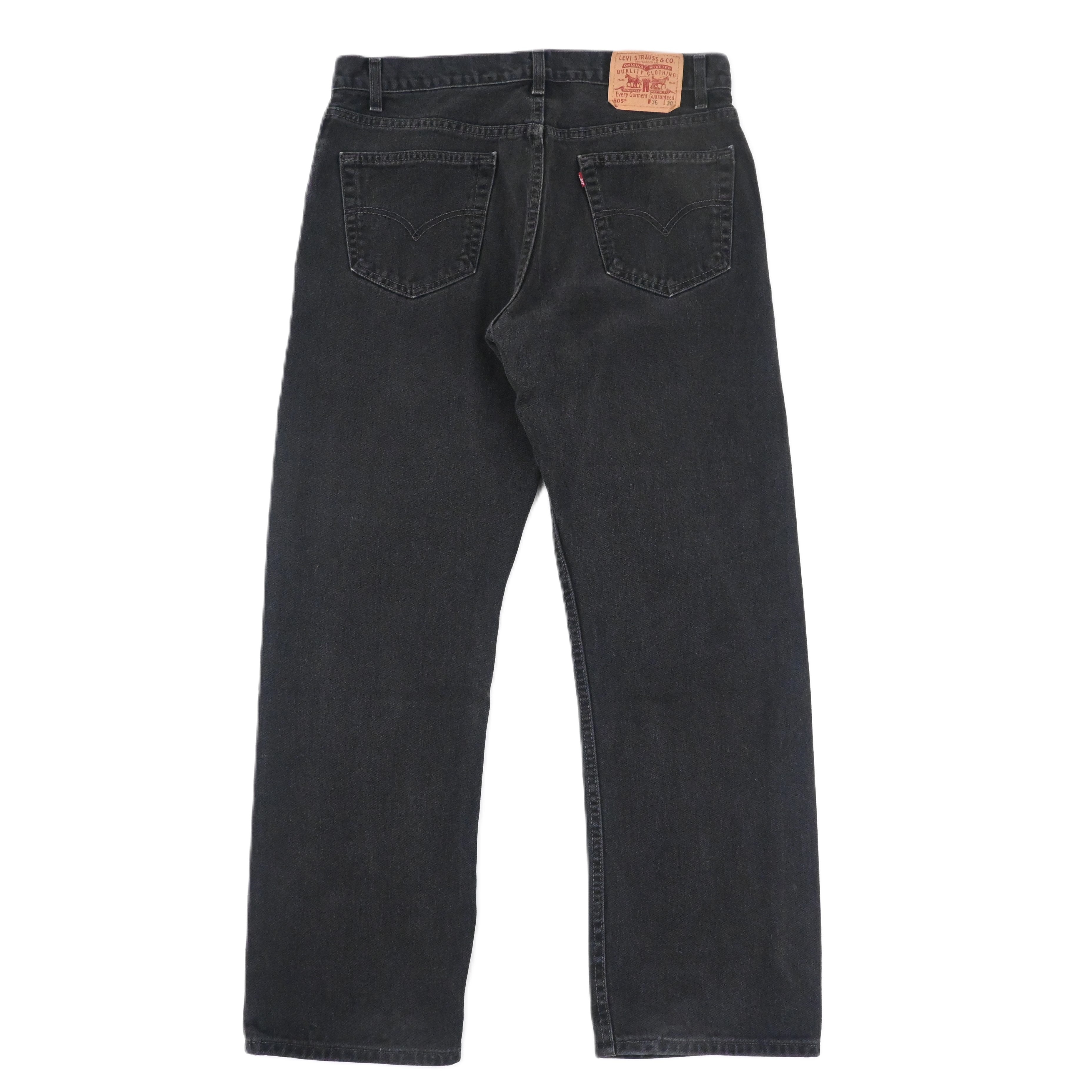 '02 Levi's 505-0260 Black Size W35 L30