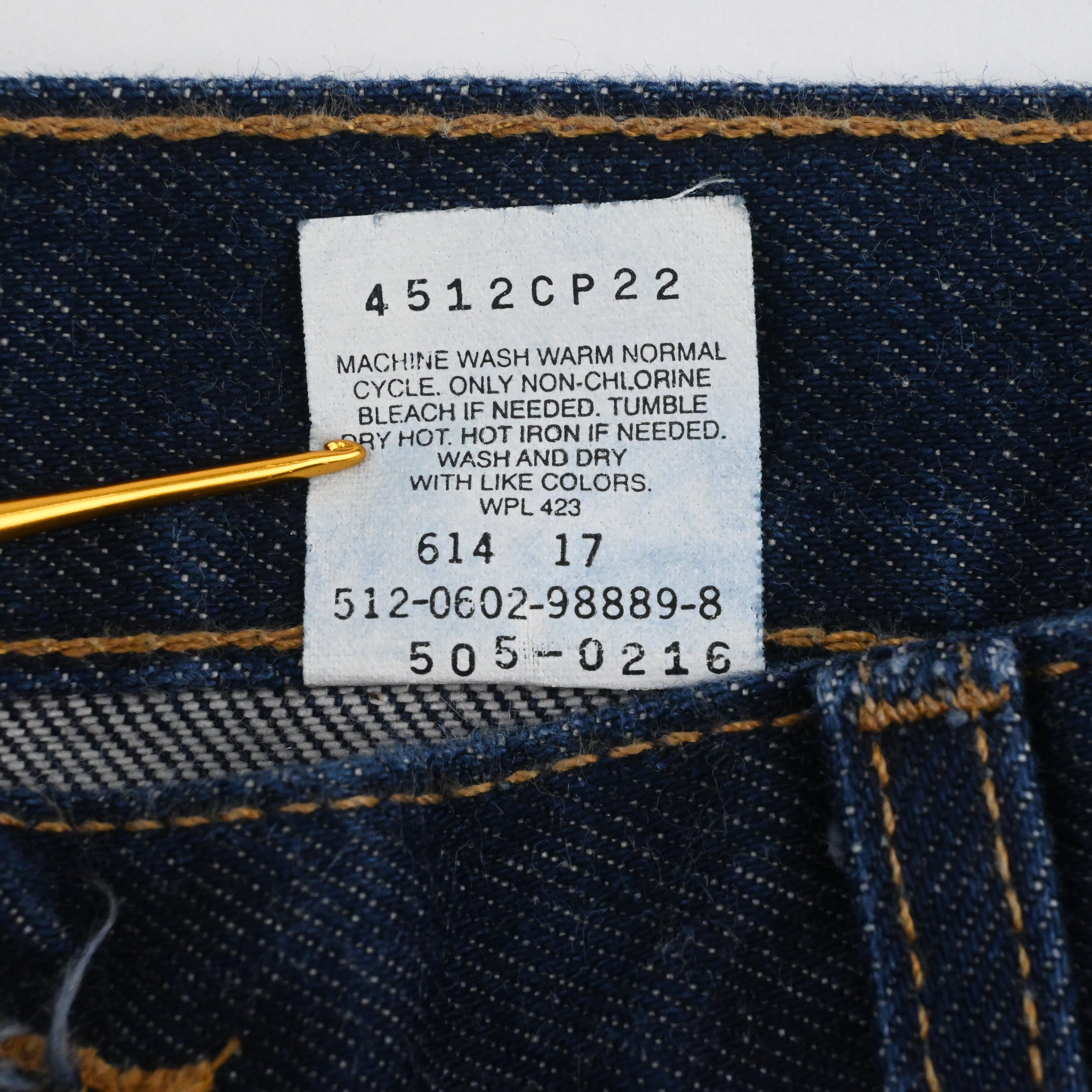 '02 Levi's 505-0216 Size W36 L30