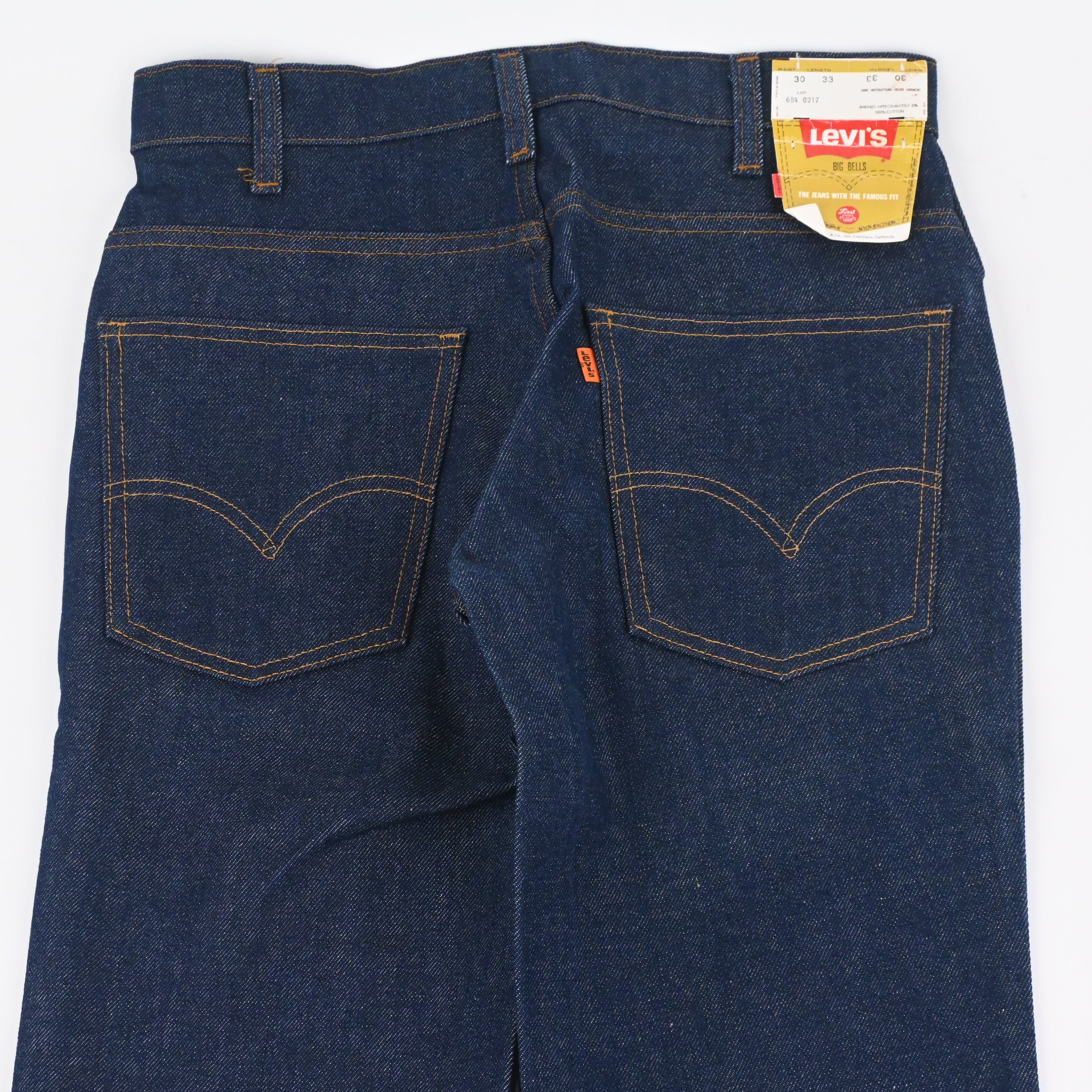 '78 LEVI'S 684-0217 SIZE W30 L33 DEAD STOCK