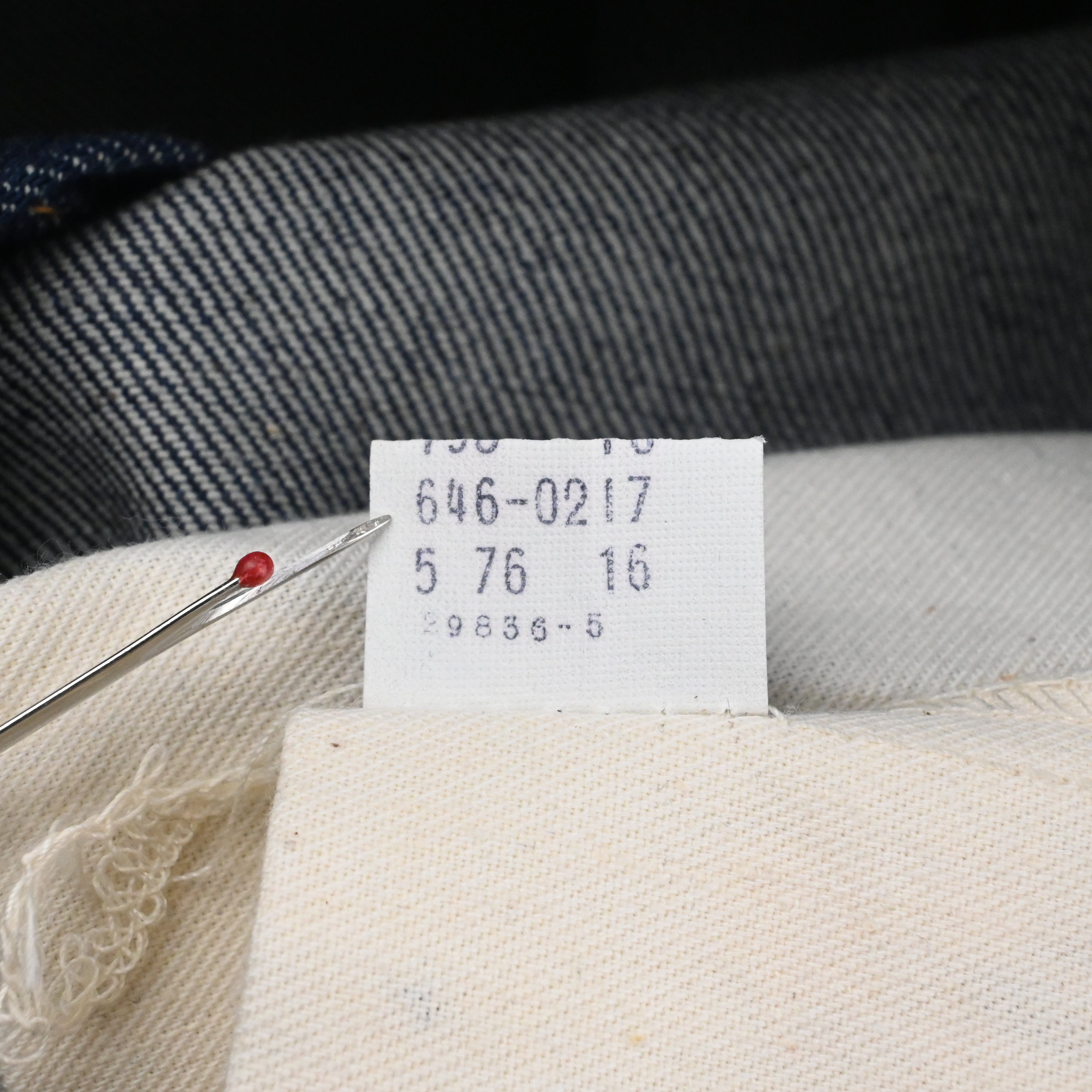 '76 LEVI'S 646-0217 SIZE W34 L30 DEADSTOCK
