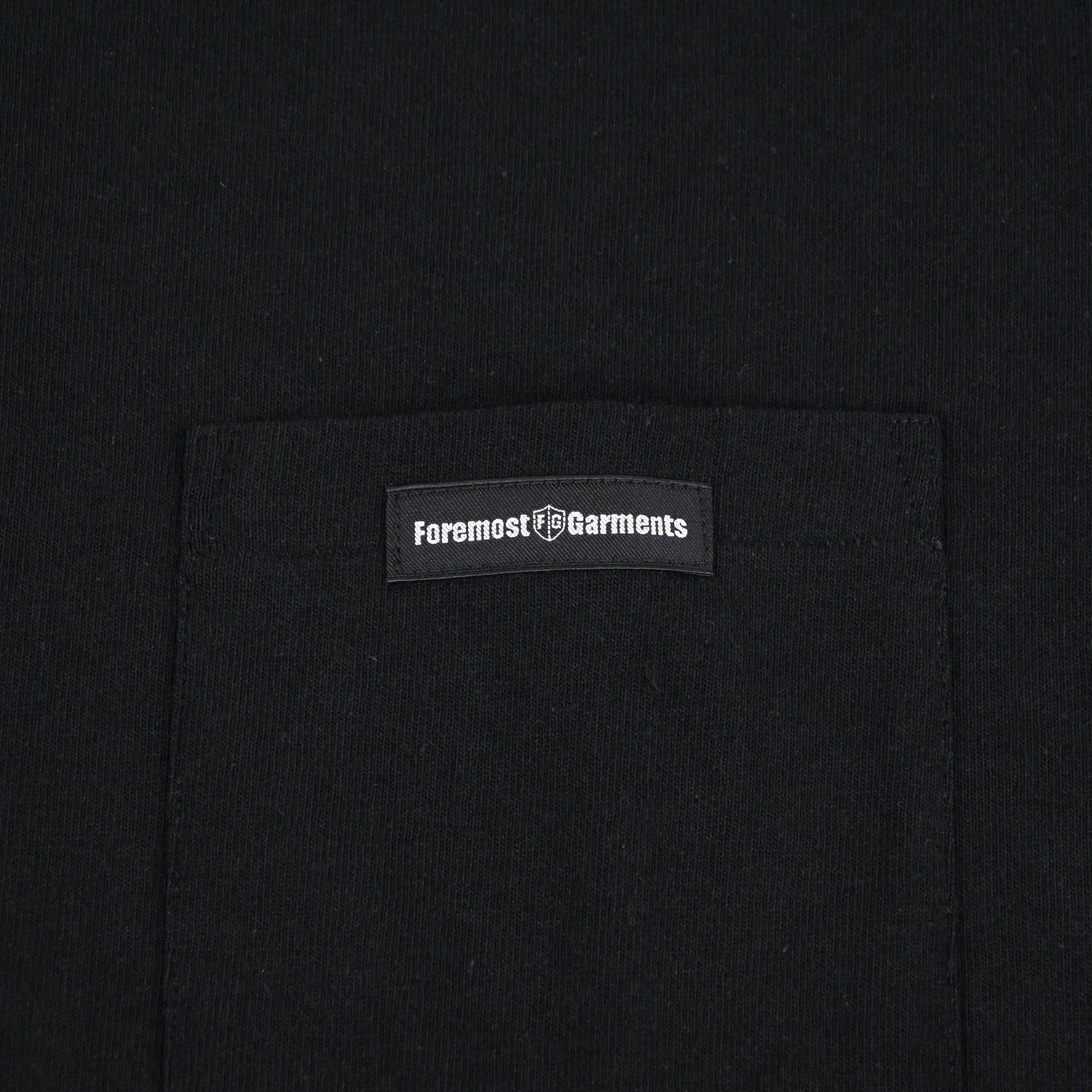 Foremost Pocketed T-Shirts Black (M~XL)