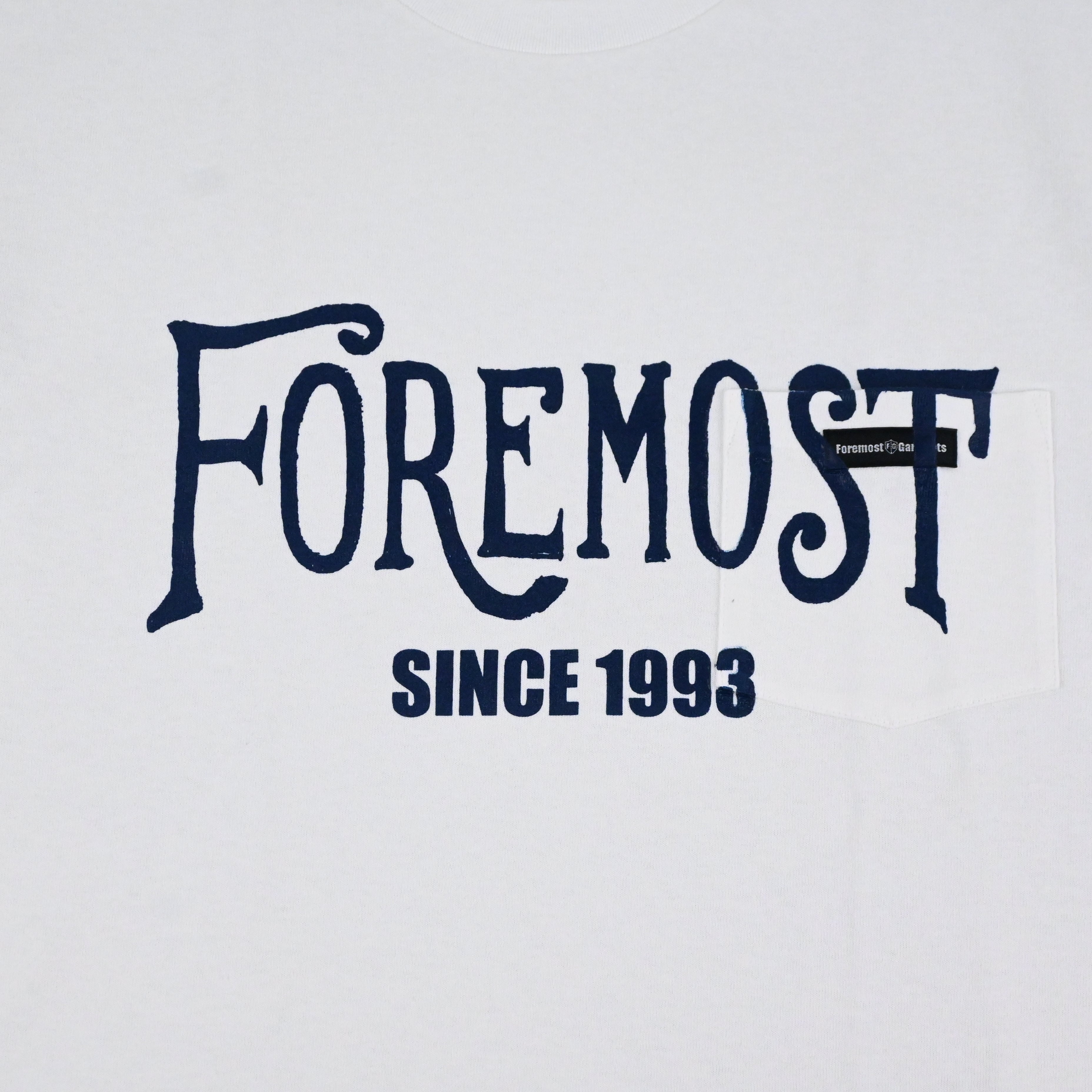 Foremost Printed T-Shirts White (M~XL)