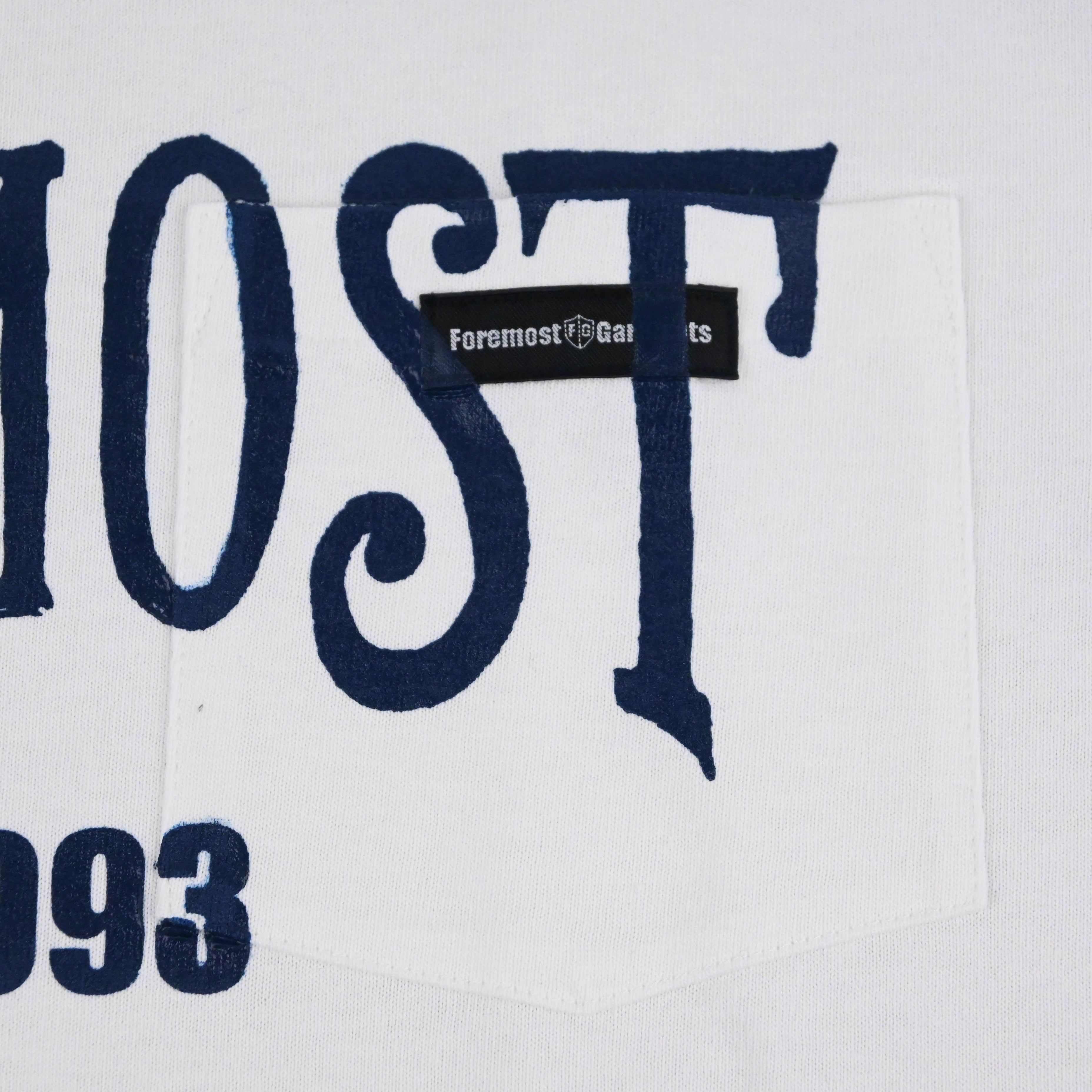Foremost Printed T-Shirts White (M~XL)