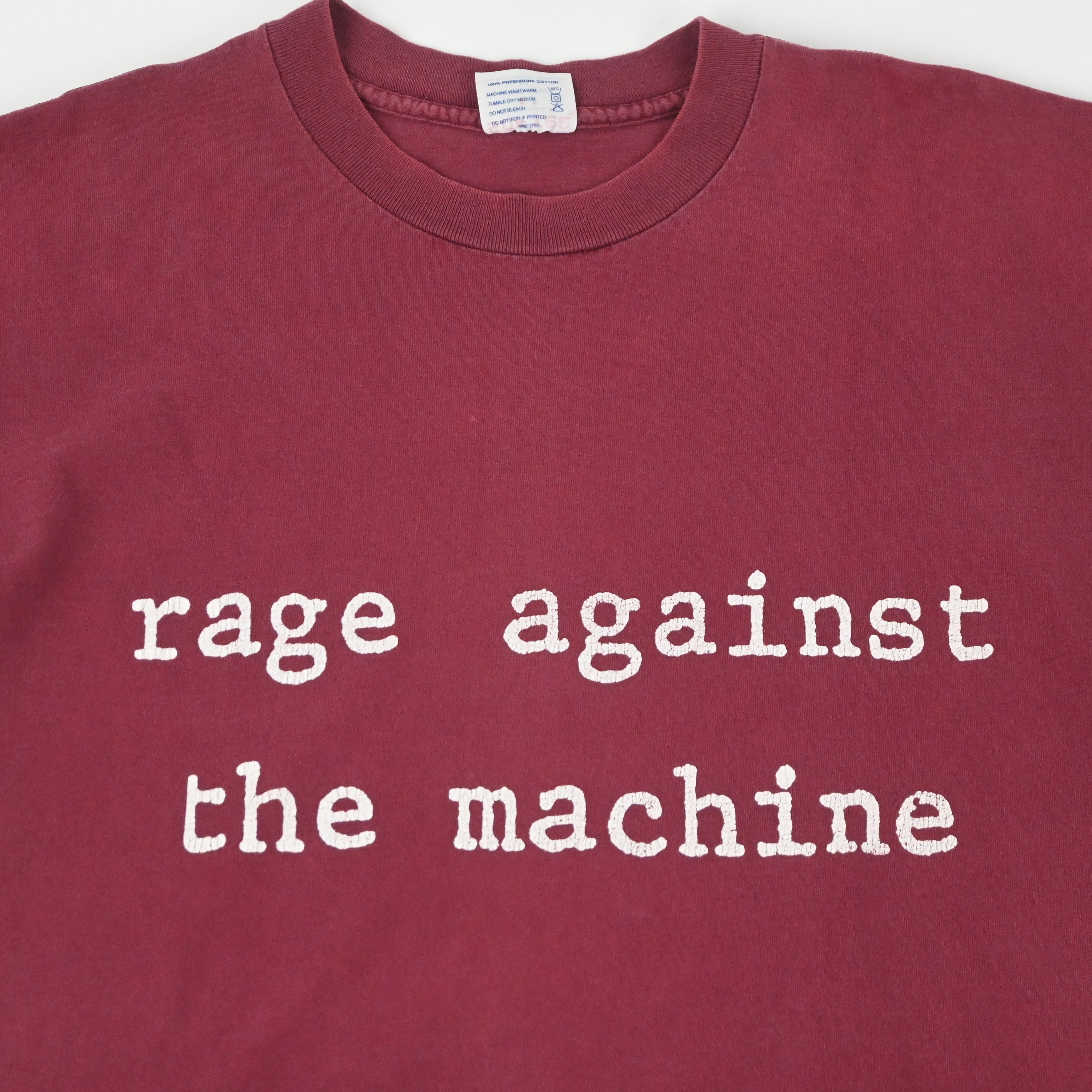 90's Rage Against The Machine T-SHIRT SIZE XL