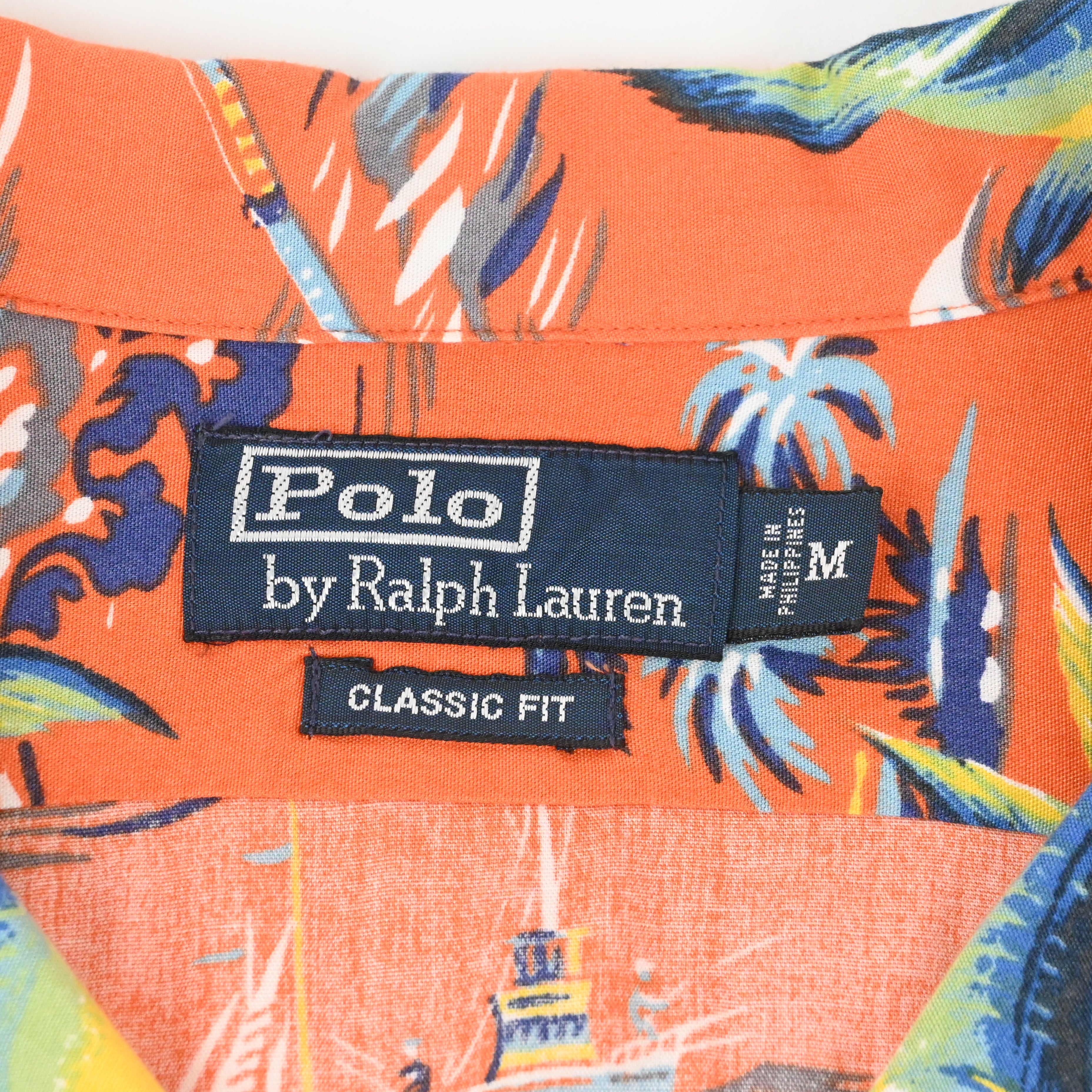 POLO RALPH LAUREN CLASSIC FIT Hawaiian shirt SIZE M