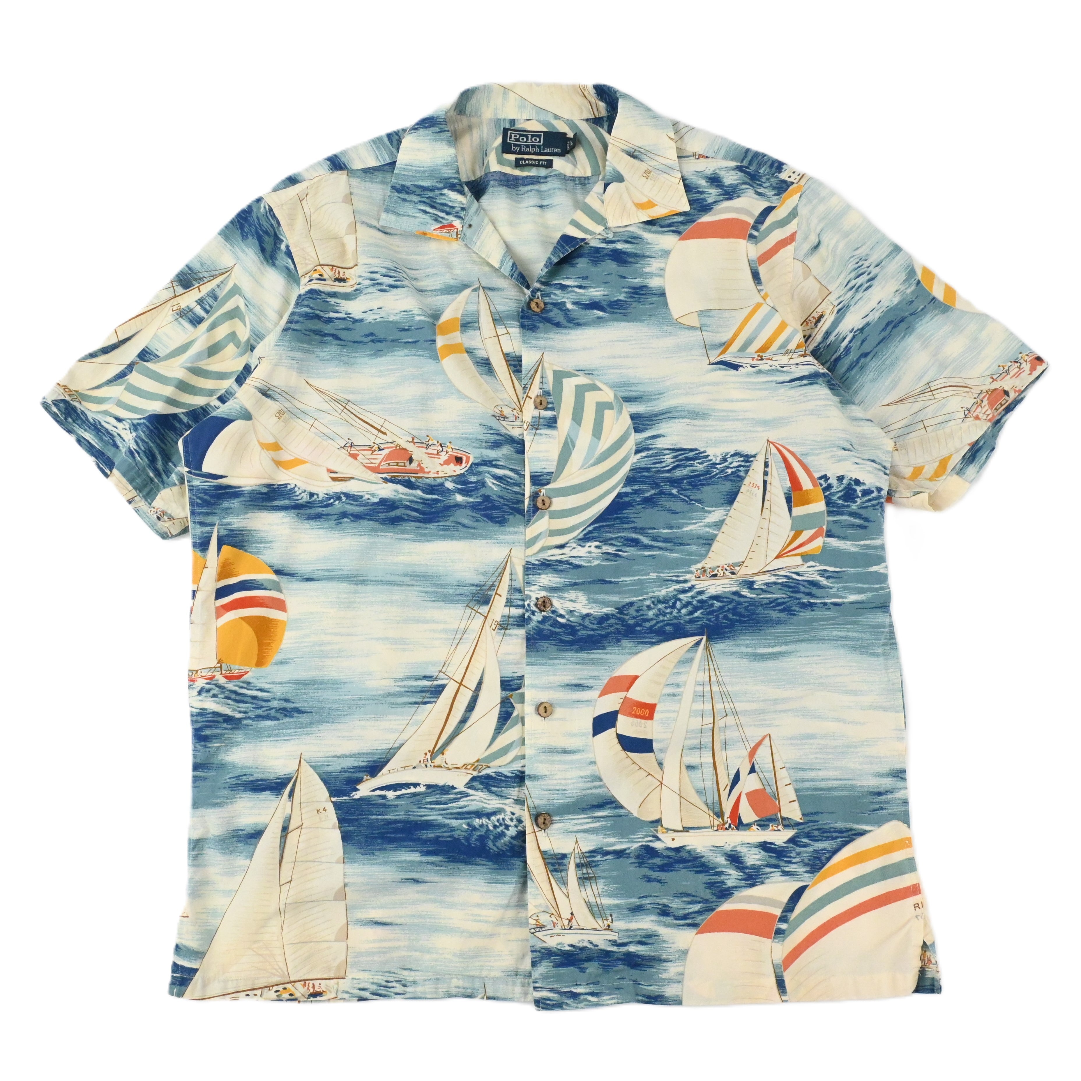 POLO RALPH LAUREN CLASSIC FIT Hawaiian shirt SIZE L