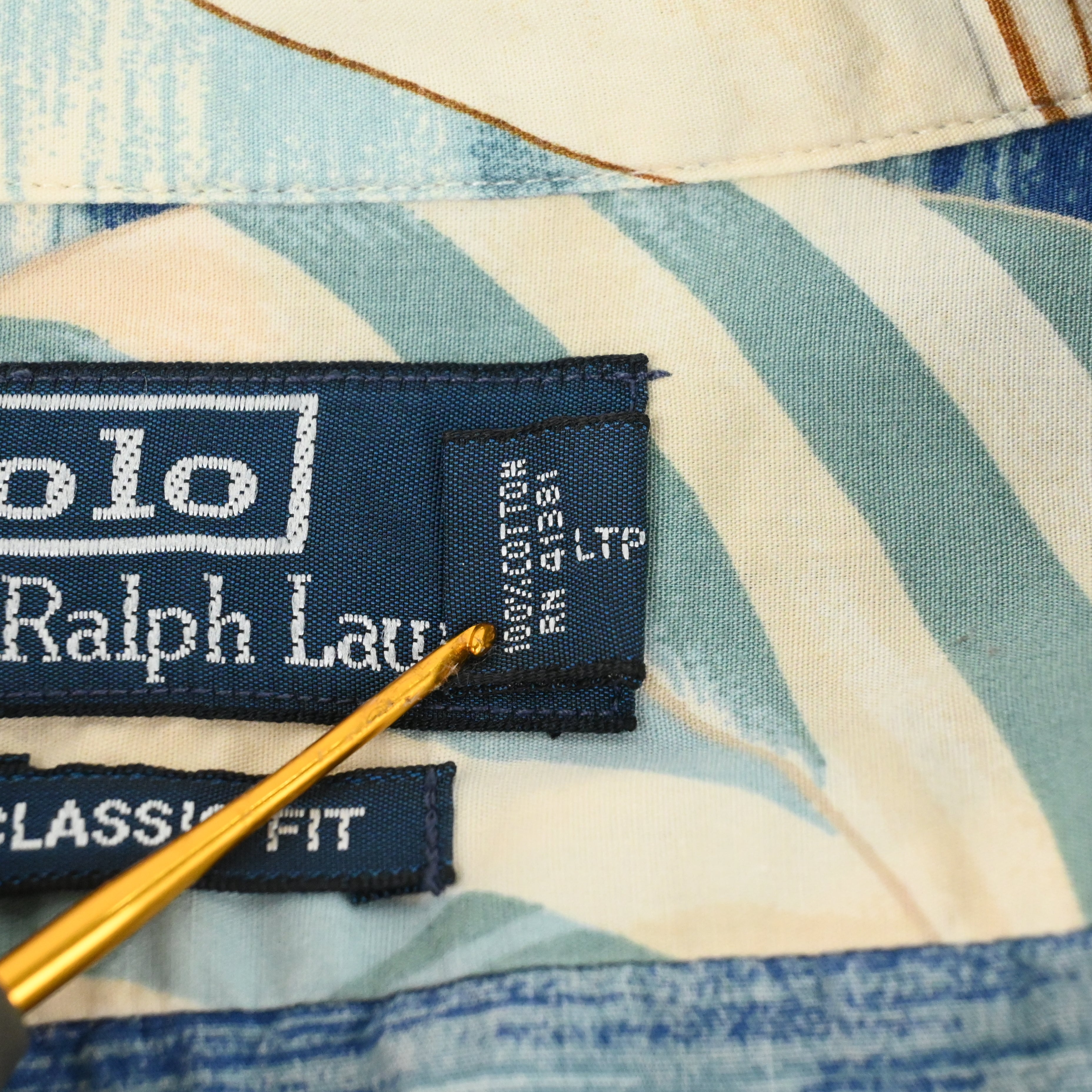 POLO RALPH LAUREN CLASSIC FIT Hawaiian shirt SIZE L